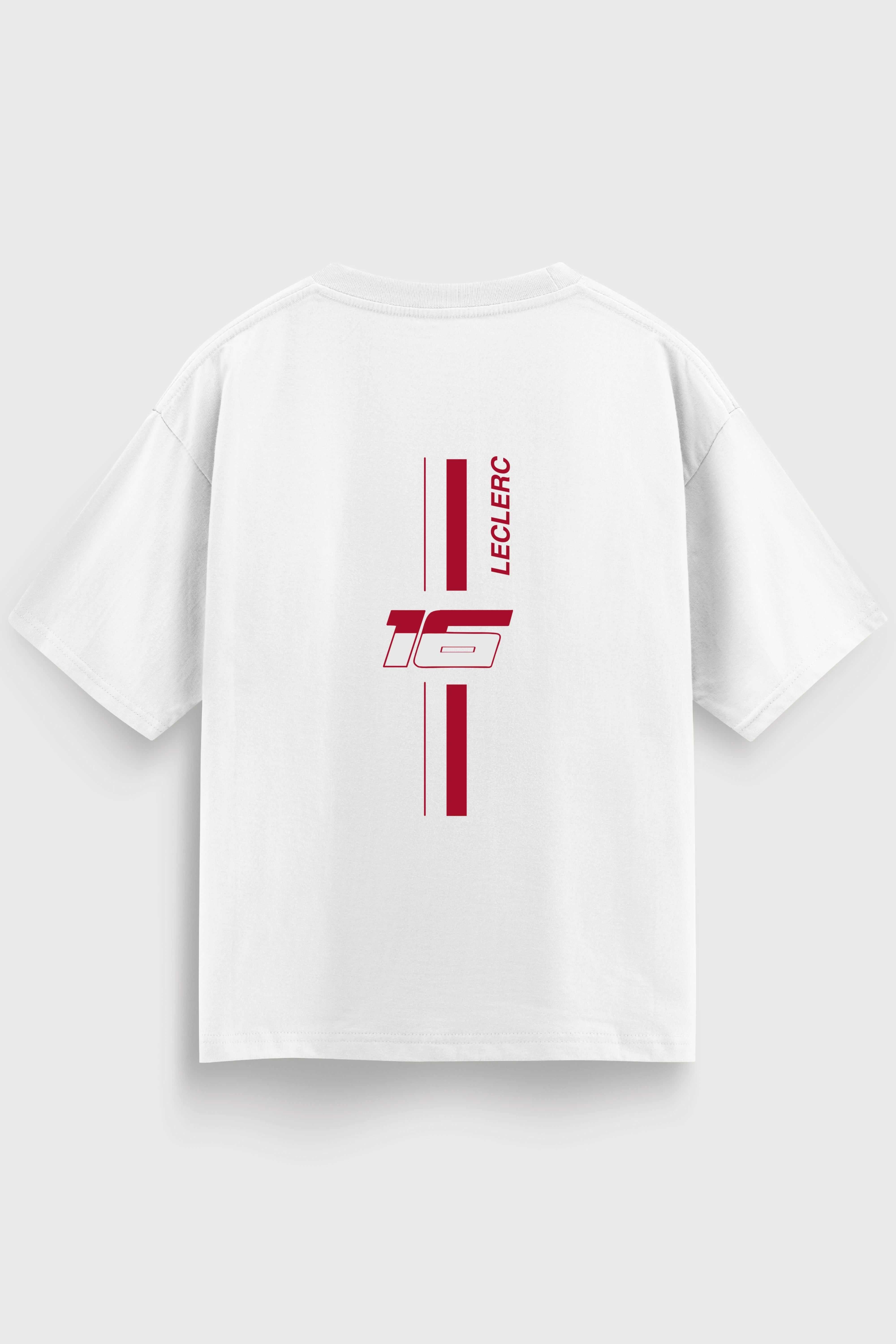 Men's White Formula 1 Oversized T-Shirt