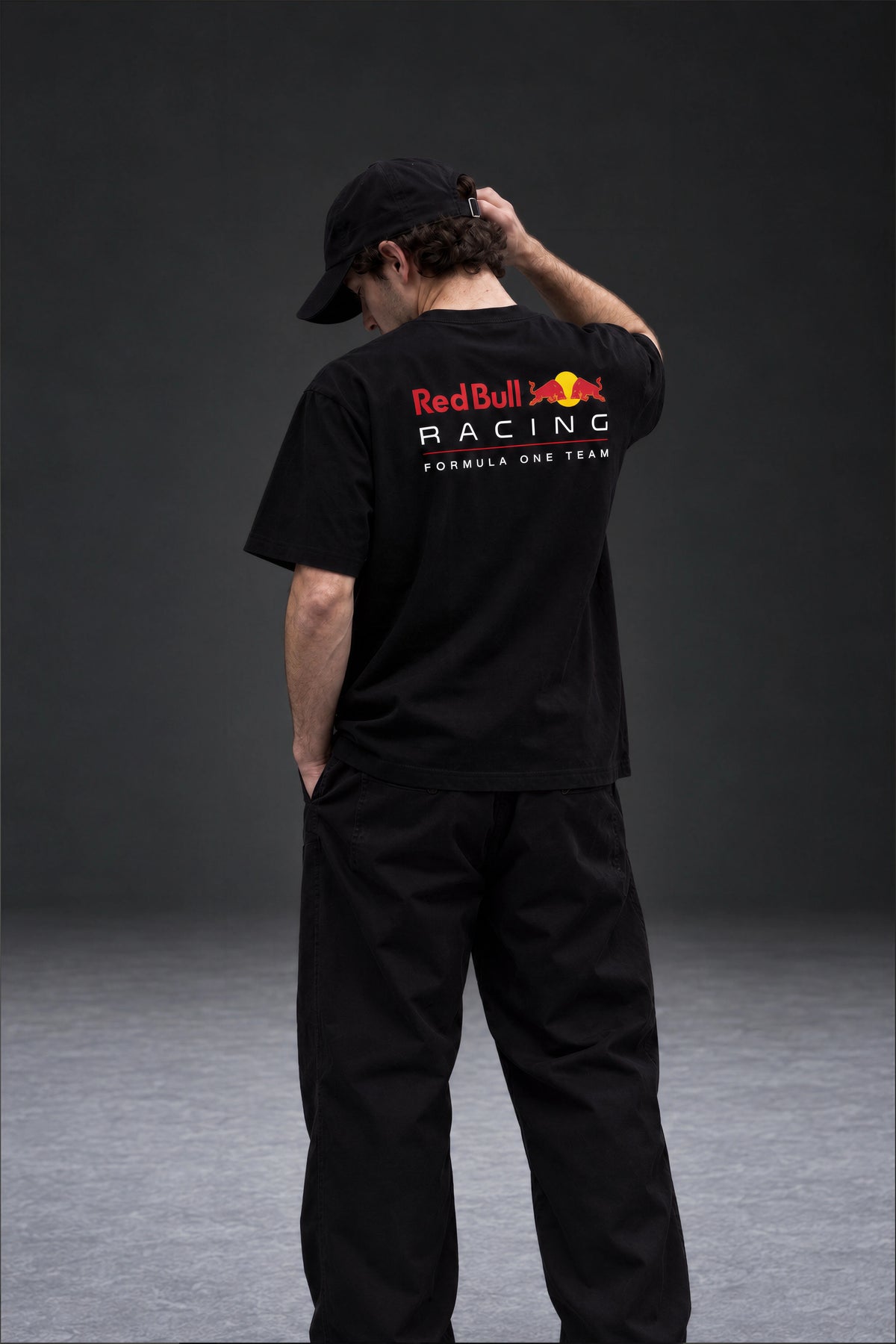 Max Verstappen T-Shirt Oversized Fit Black 240 GSM Cotton