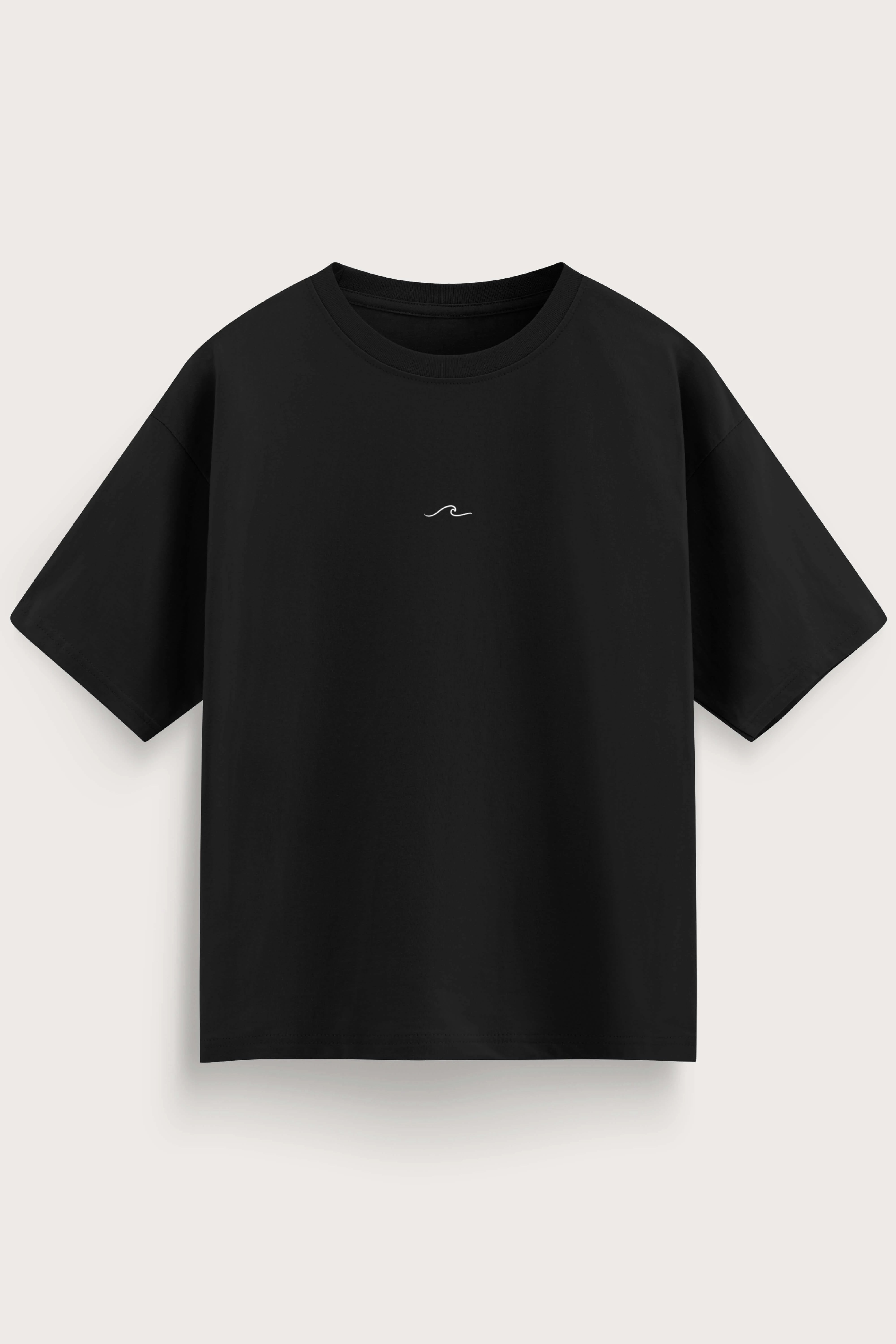 Men's Black Born to Discover Oversized T-Shirt