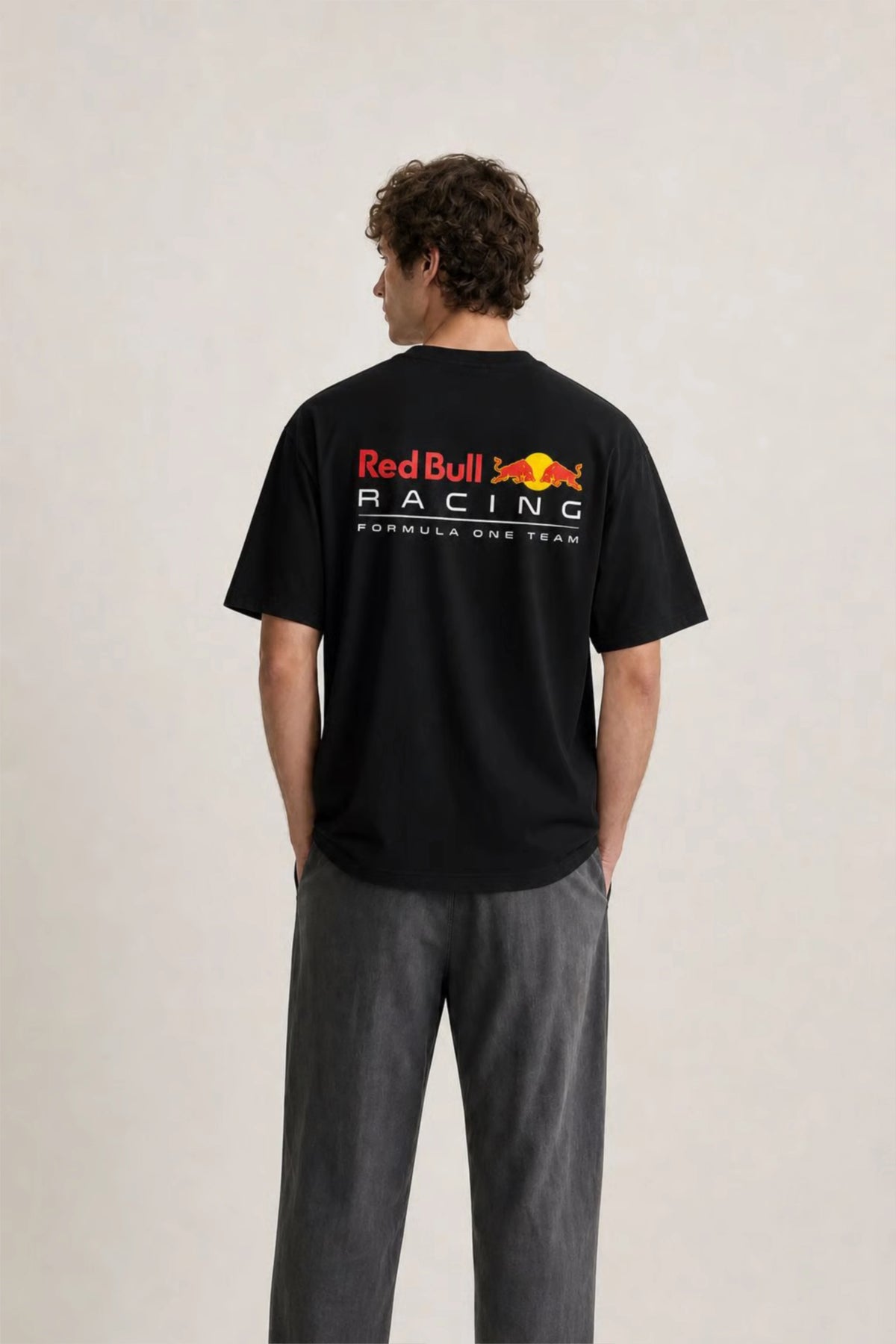 Men’s Black Max Verstappen Oversized T-shirt