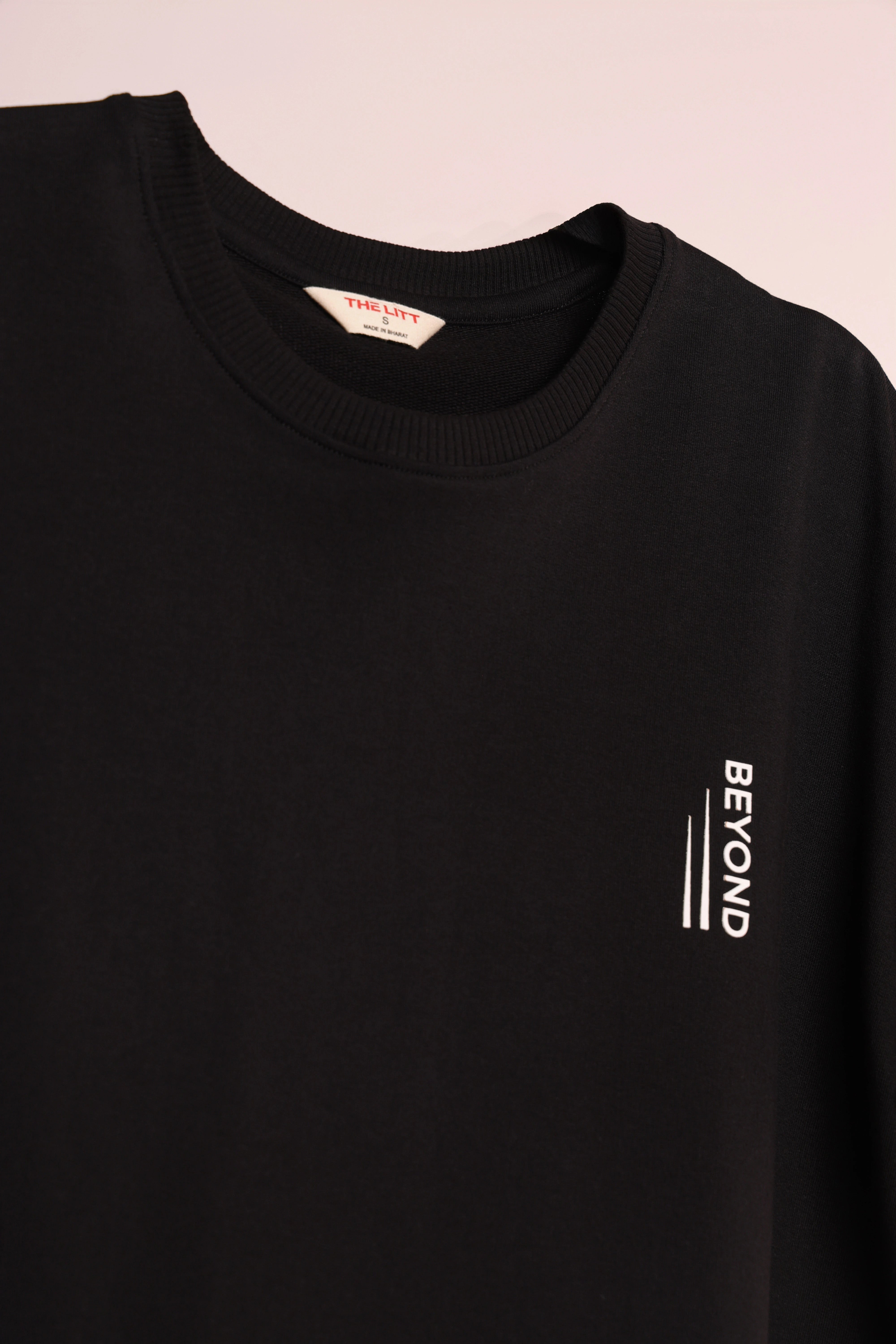 Men's Black Beyond Oversized T-Shirt