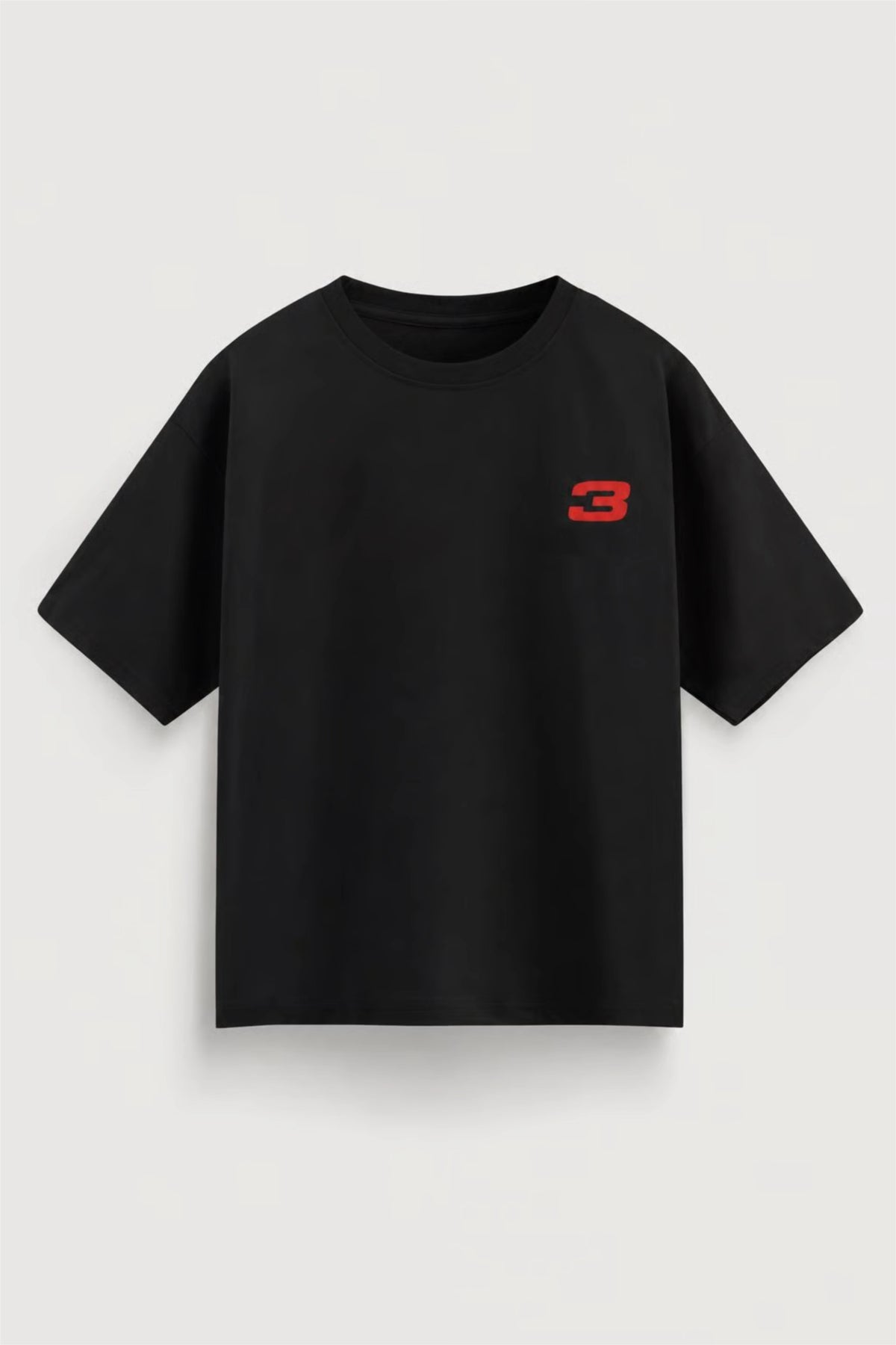 Max Verstappen T-Shirt Oversized Fit Black 240 GSM Cotton