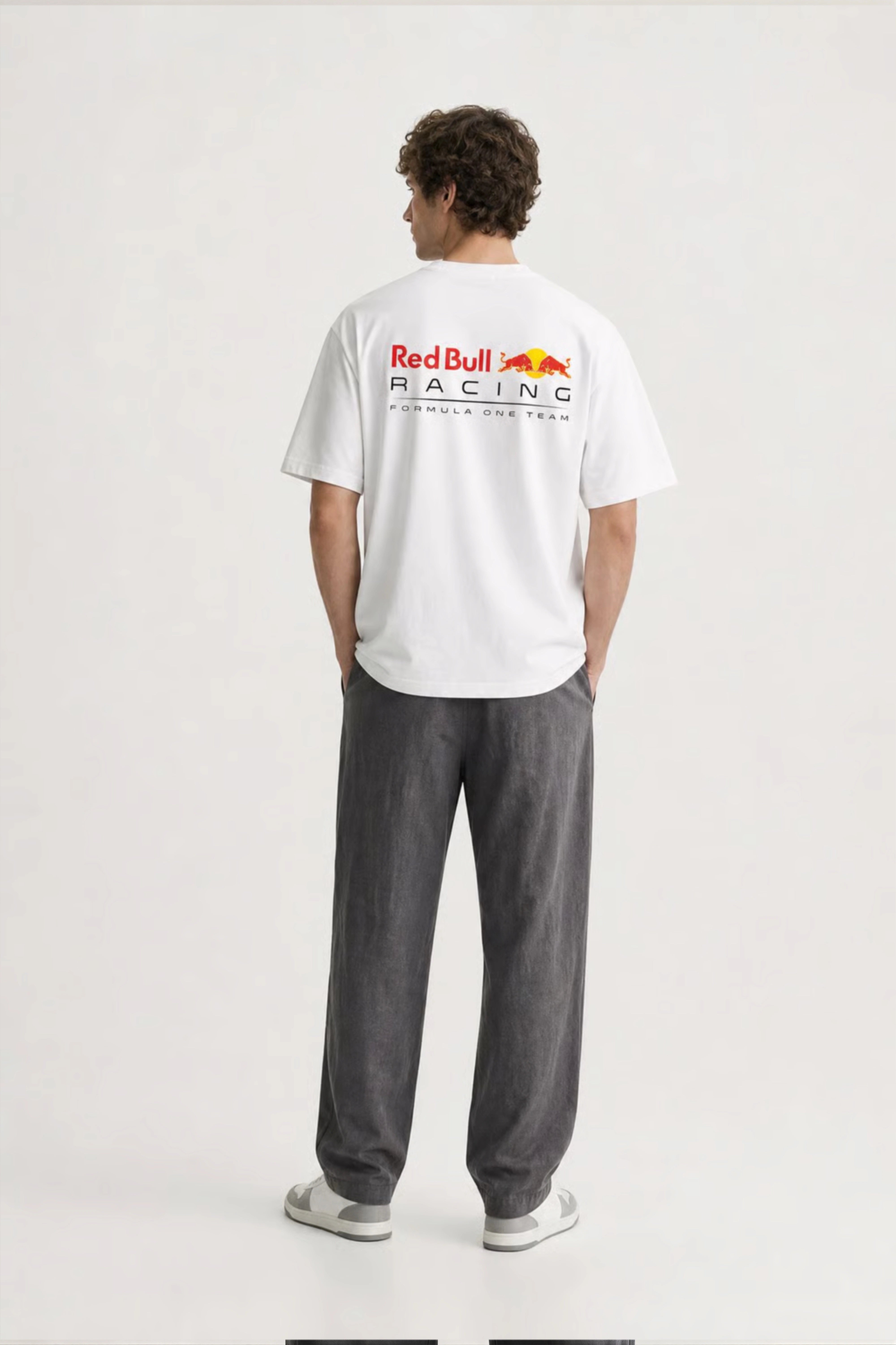 Men’s White Max Verstappen Oversized T-shirt