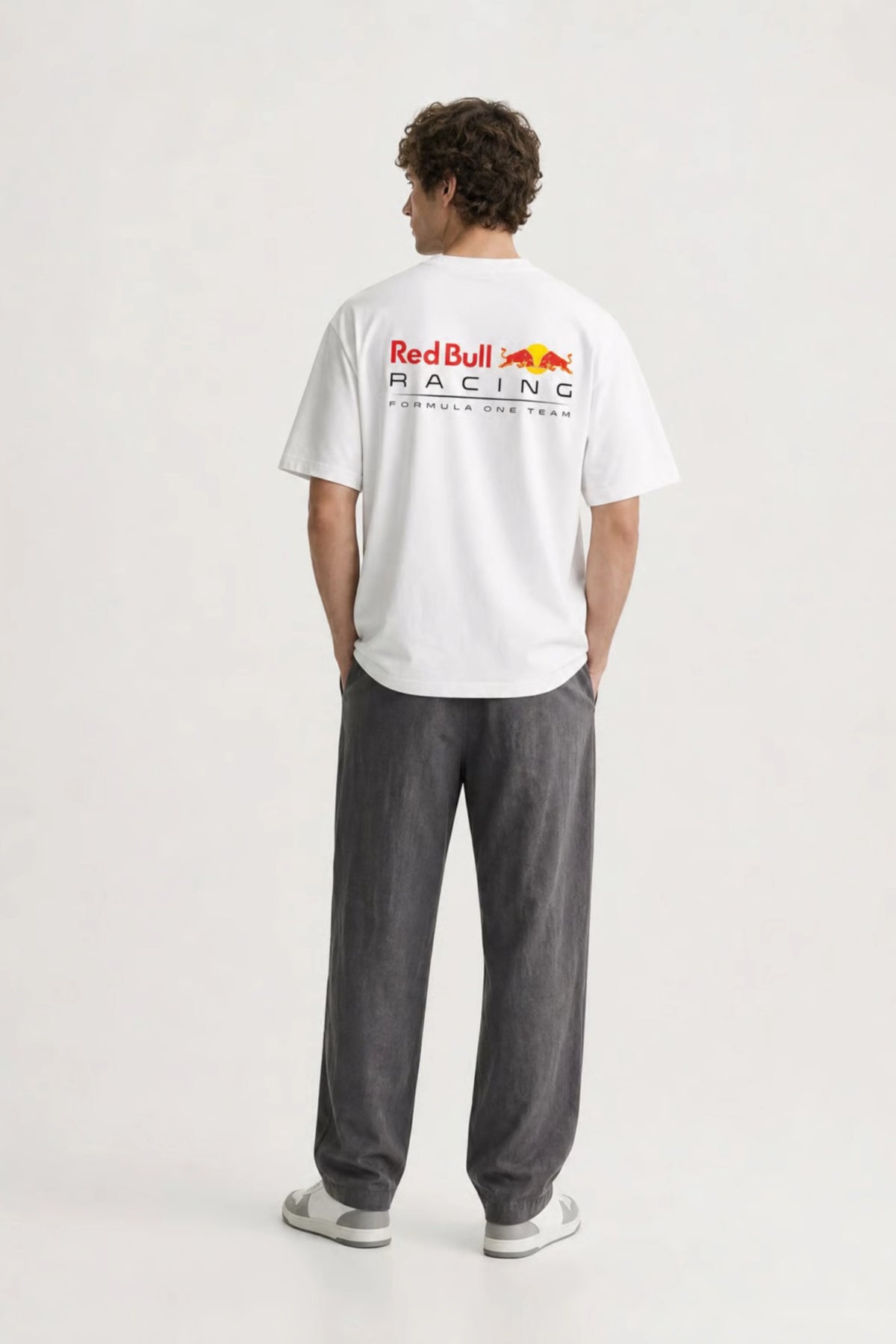 Max Verstappen T-Shirt Oversized Fit White 240 GSM Cotton