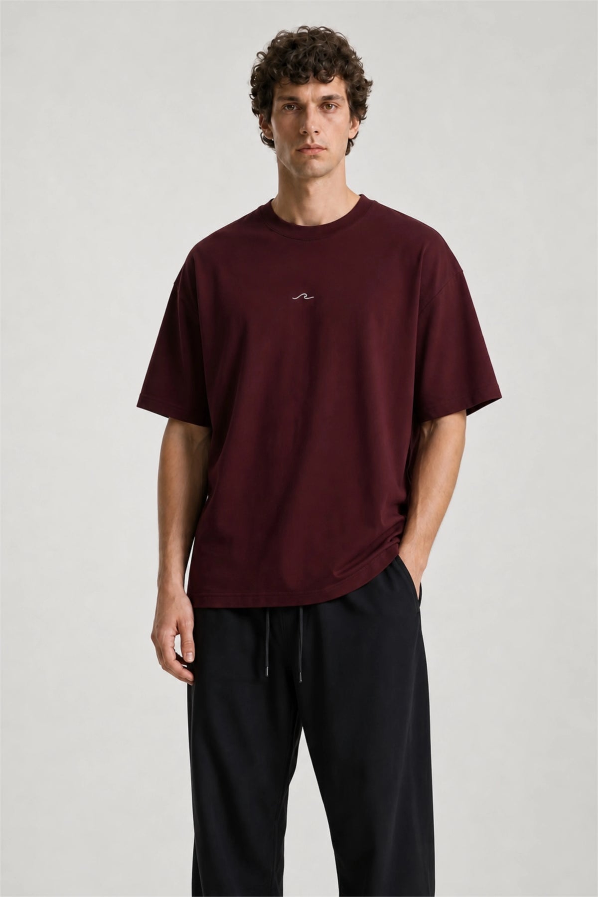 Men's Wine Born to Discover Oversized T-Shirt