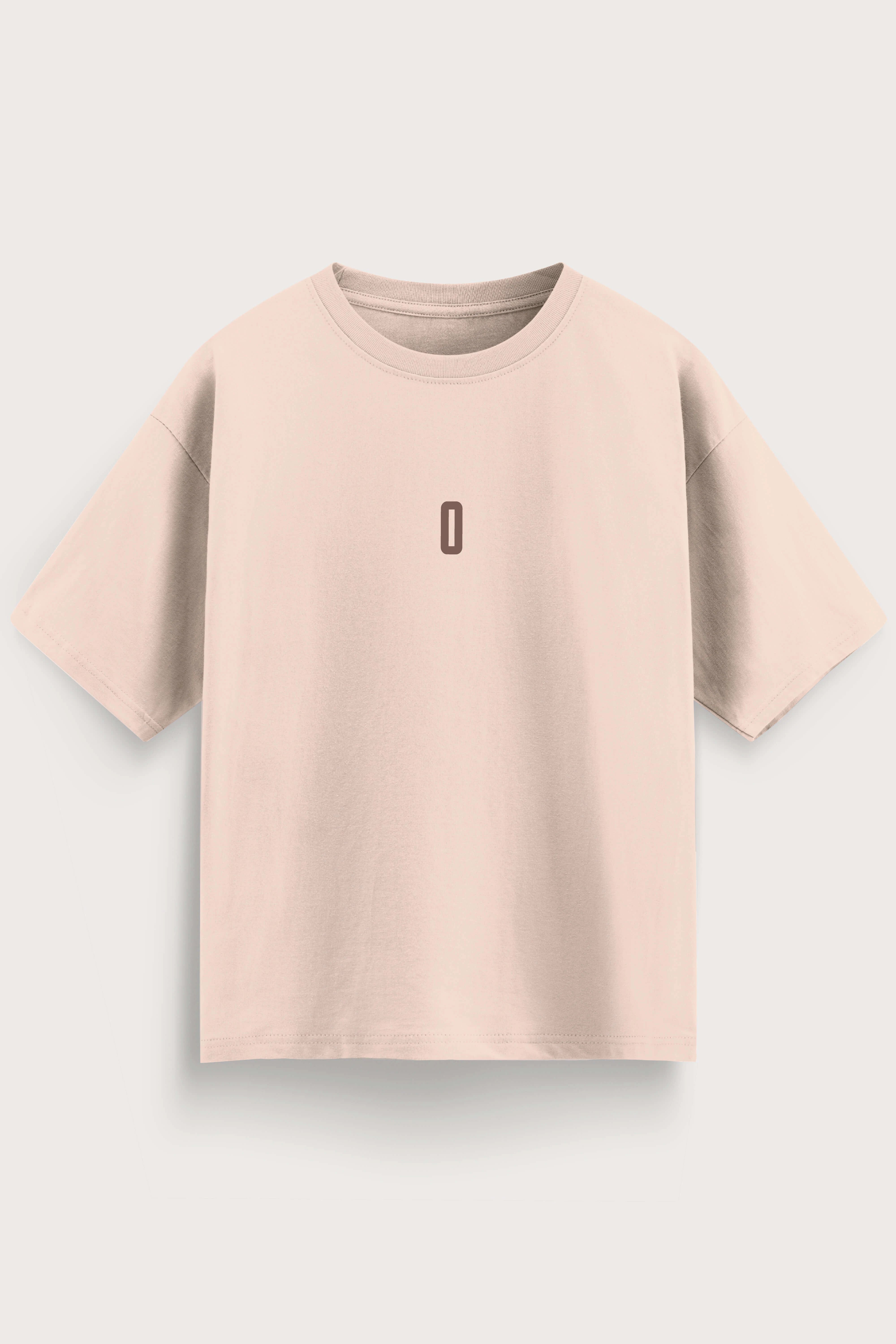 Relaxed Fit 0 Beige T‑Shirt for Men