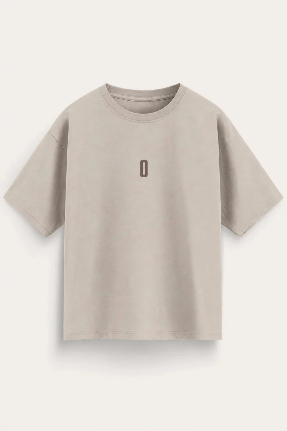Relaxed Fit 0 Beige T‑Shirt for Men