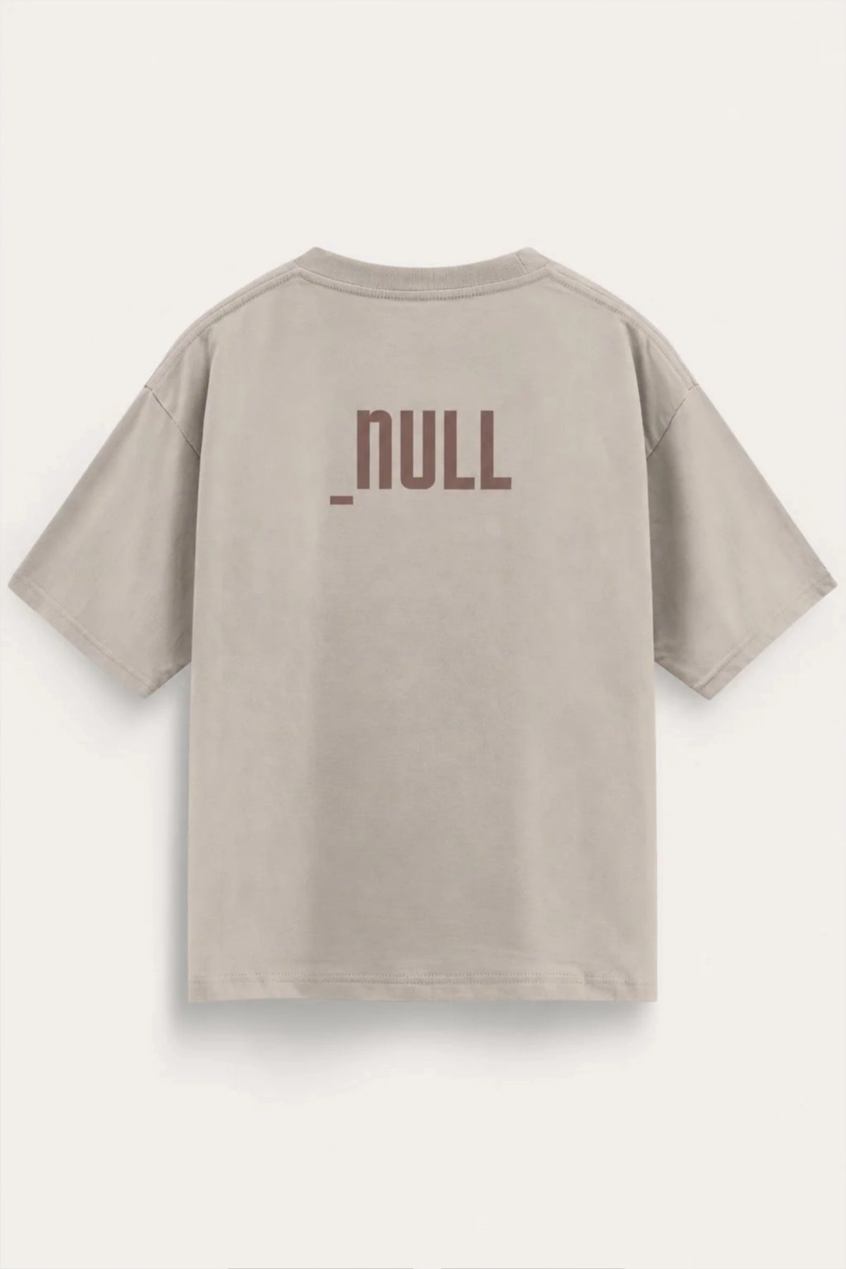 Relaxed Fit Null Beige T-Shirt for Men