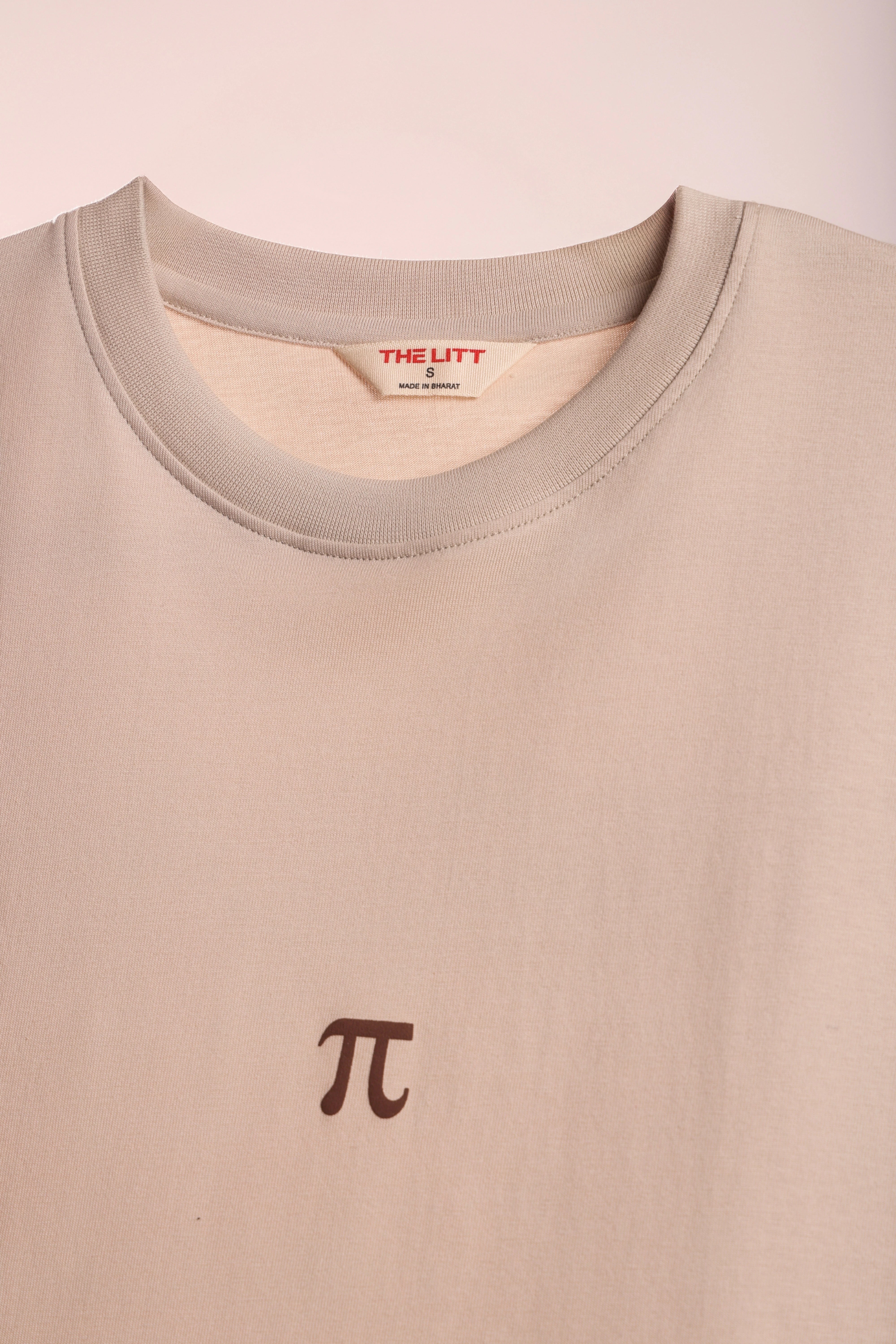 Relaxed Fit Pie Beige T‑Shirt for Men