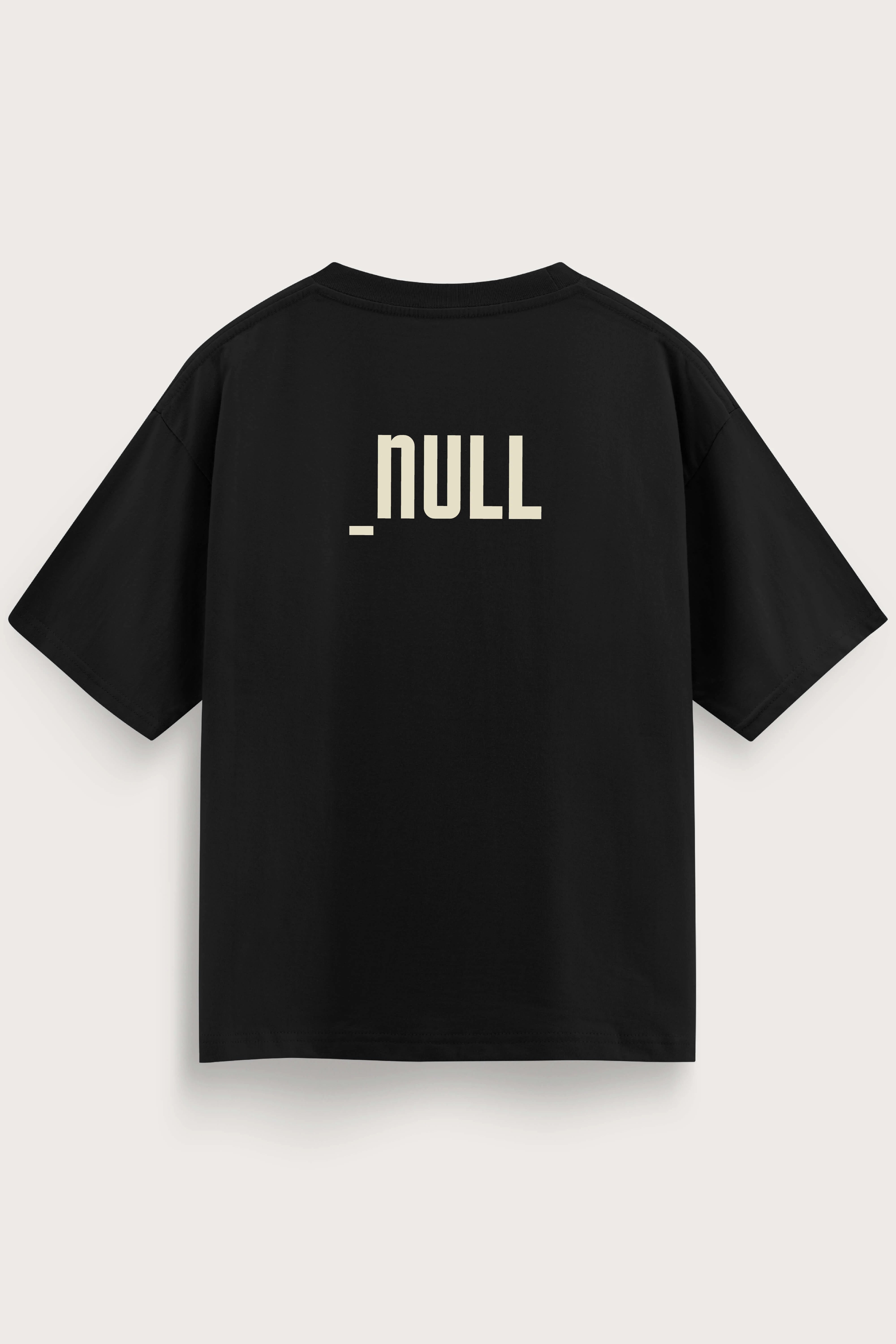Relaxed Fit Null Black T-Shirt for Men