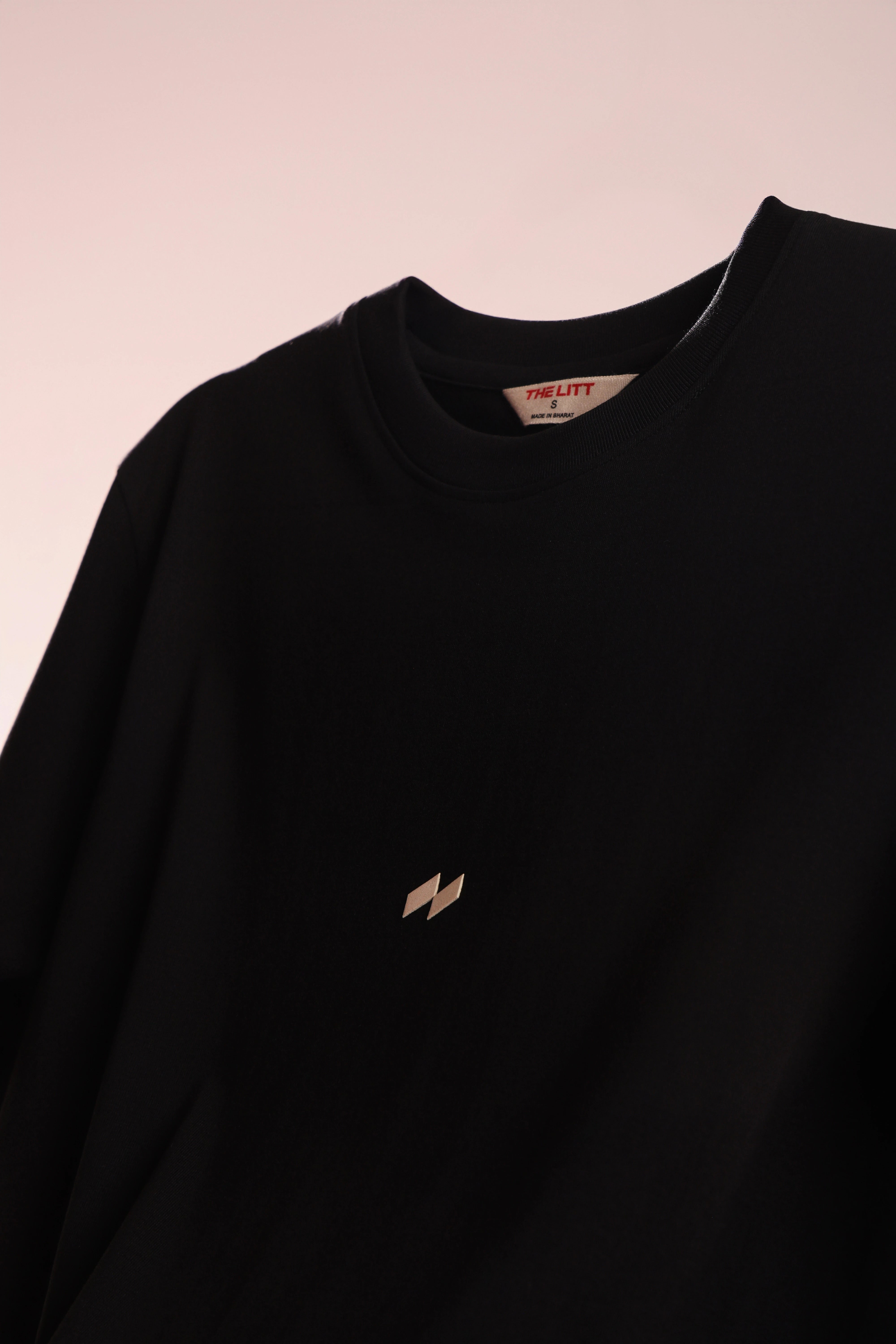 Relaxed Fit Null Black T-Shirt for Men