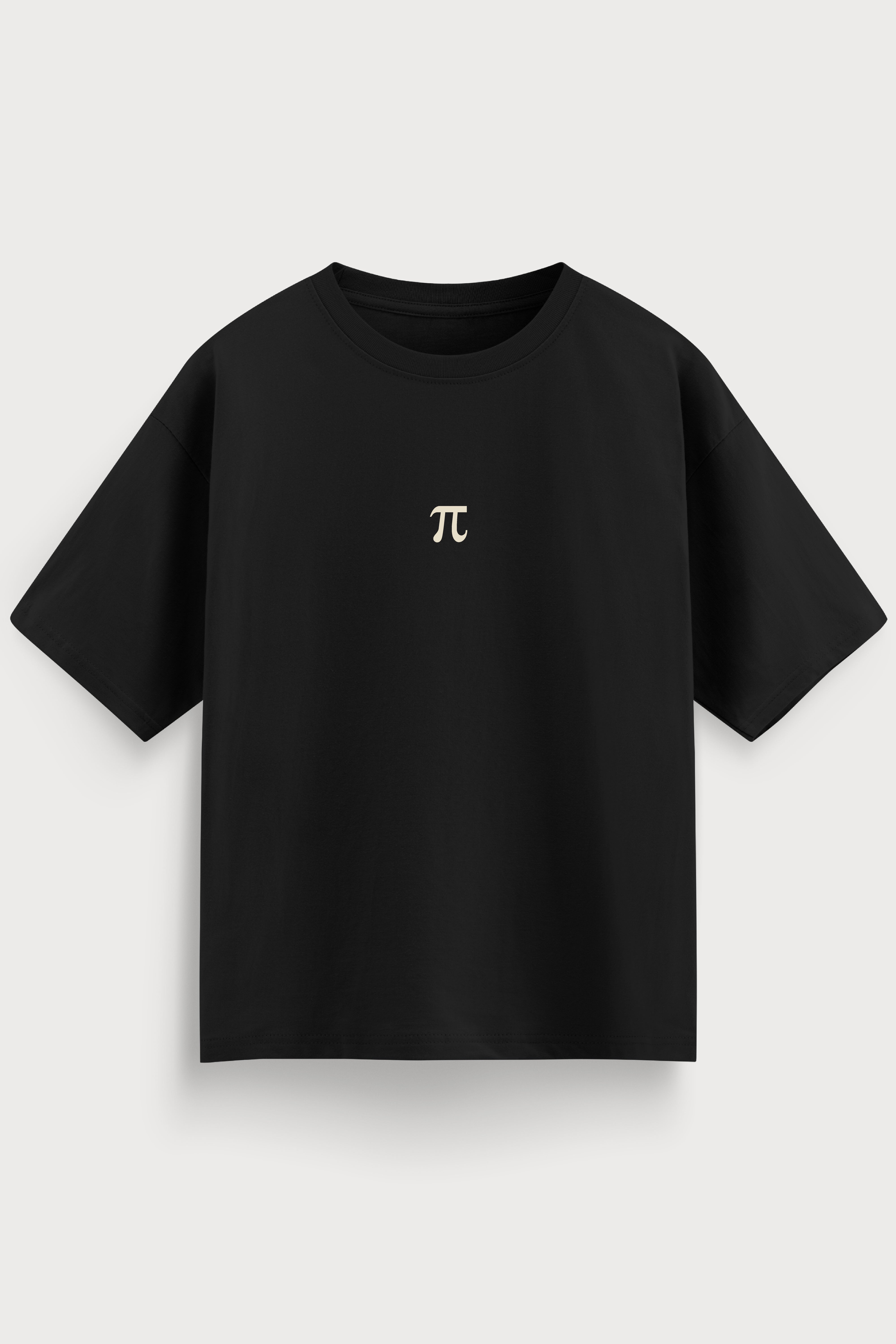 Relaxed Fit Pie Black T‑Shirt for Men