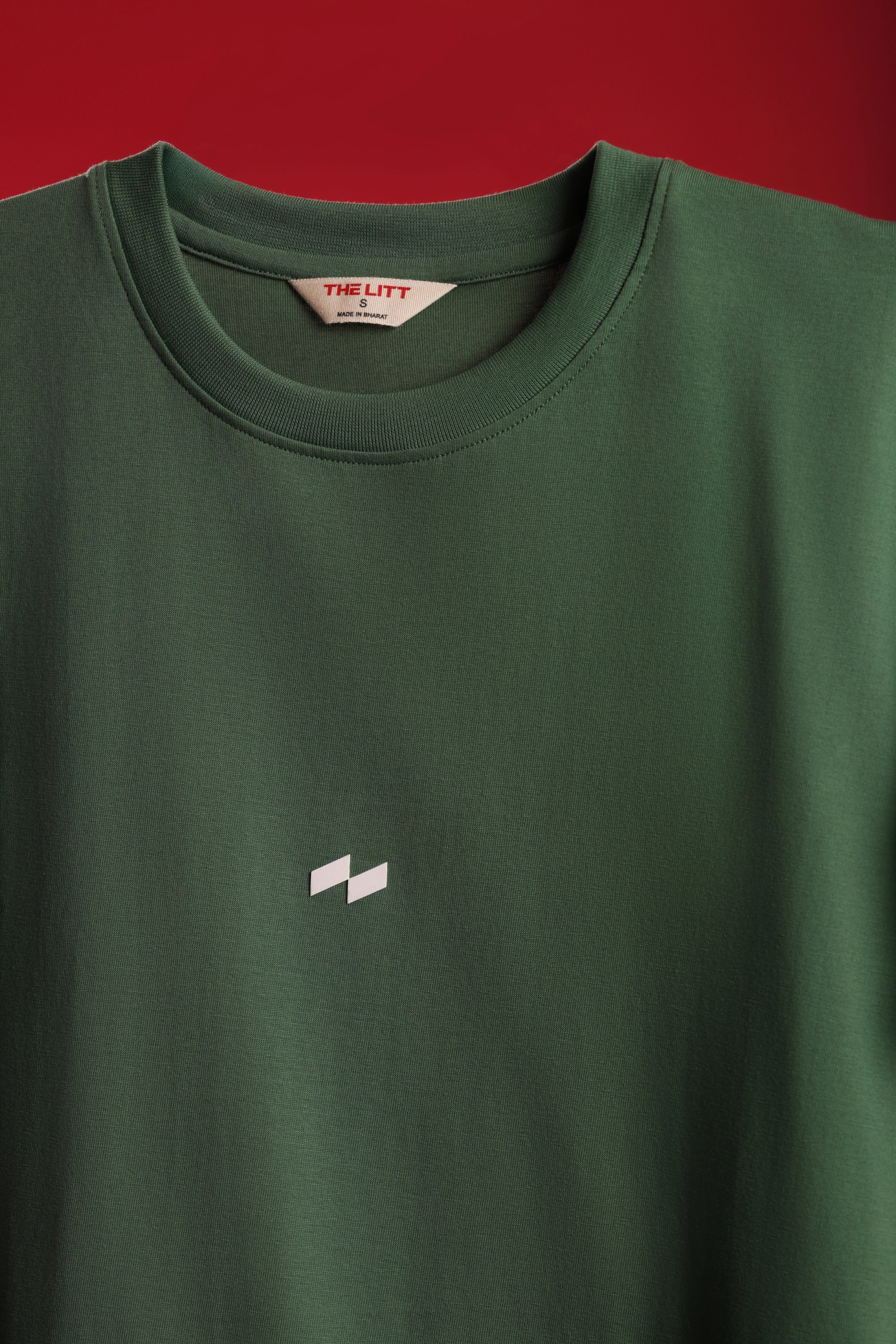 Relaxed Fit Null Green T-Shirt for Men