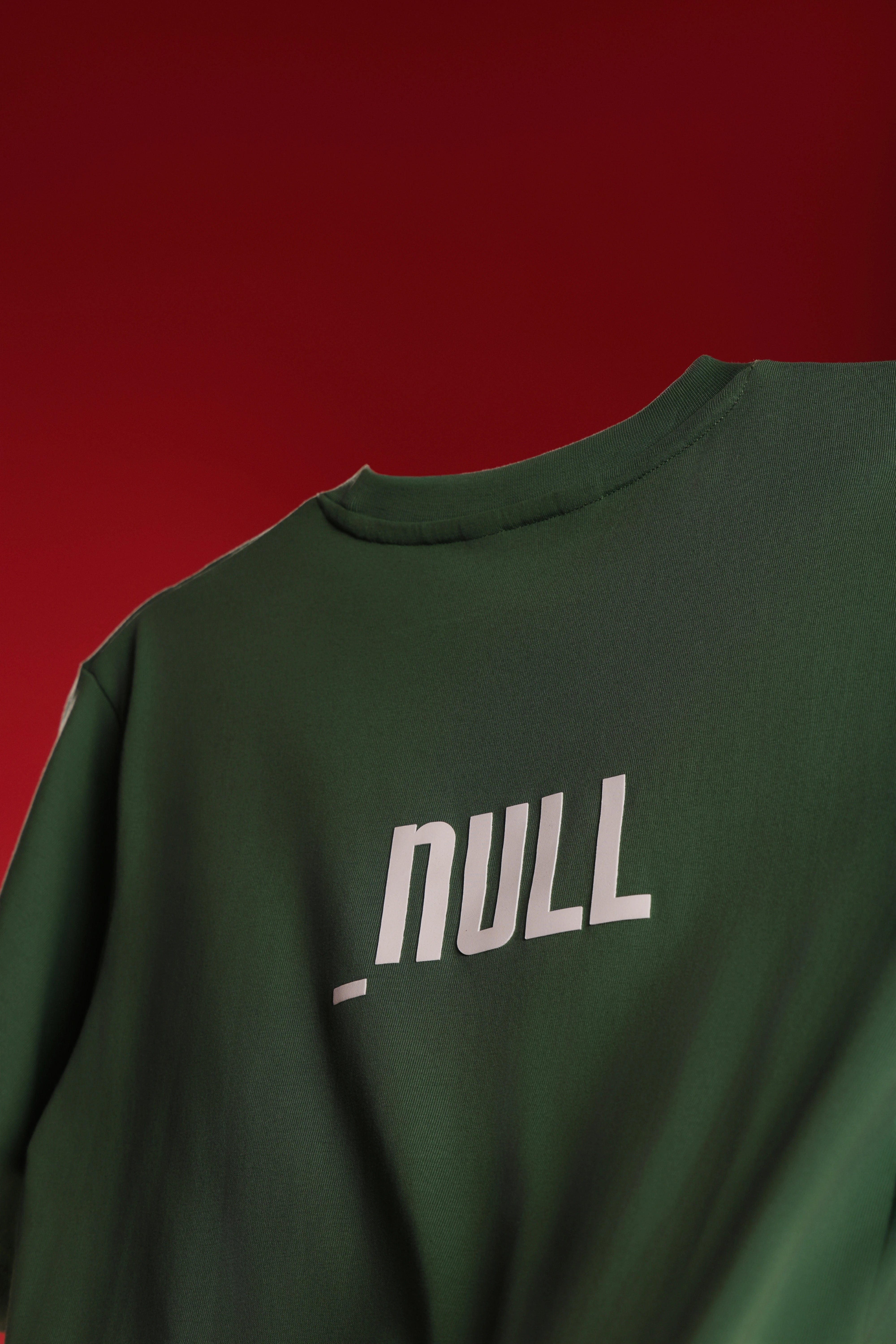 Relaxed Fit Null Green T-Shirt for Men
