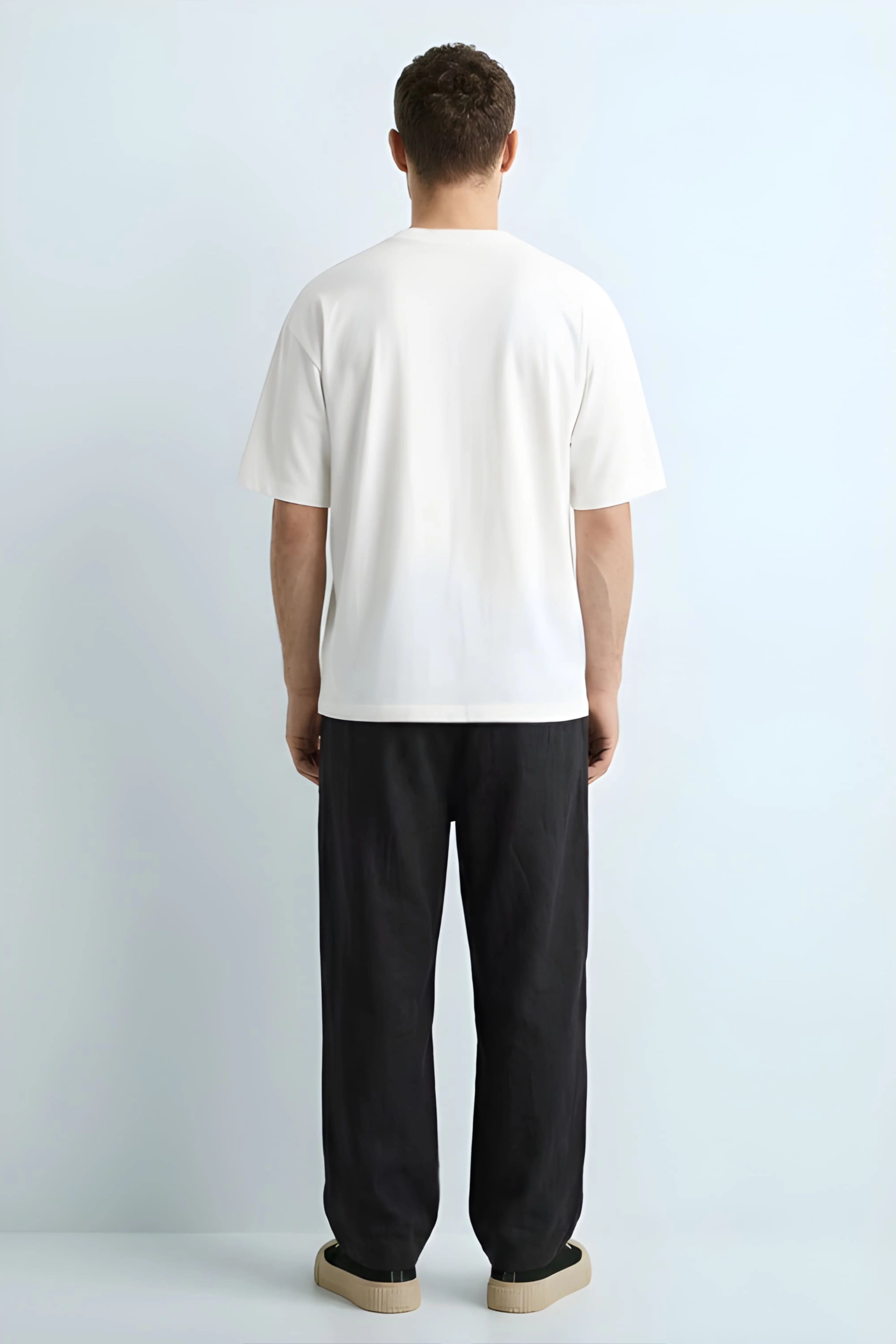 Relaxed Fit 0 White T‑Shirt for Men