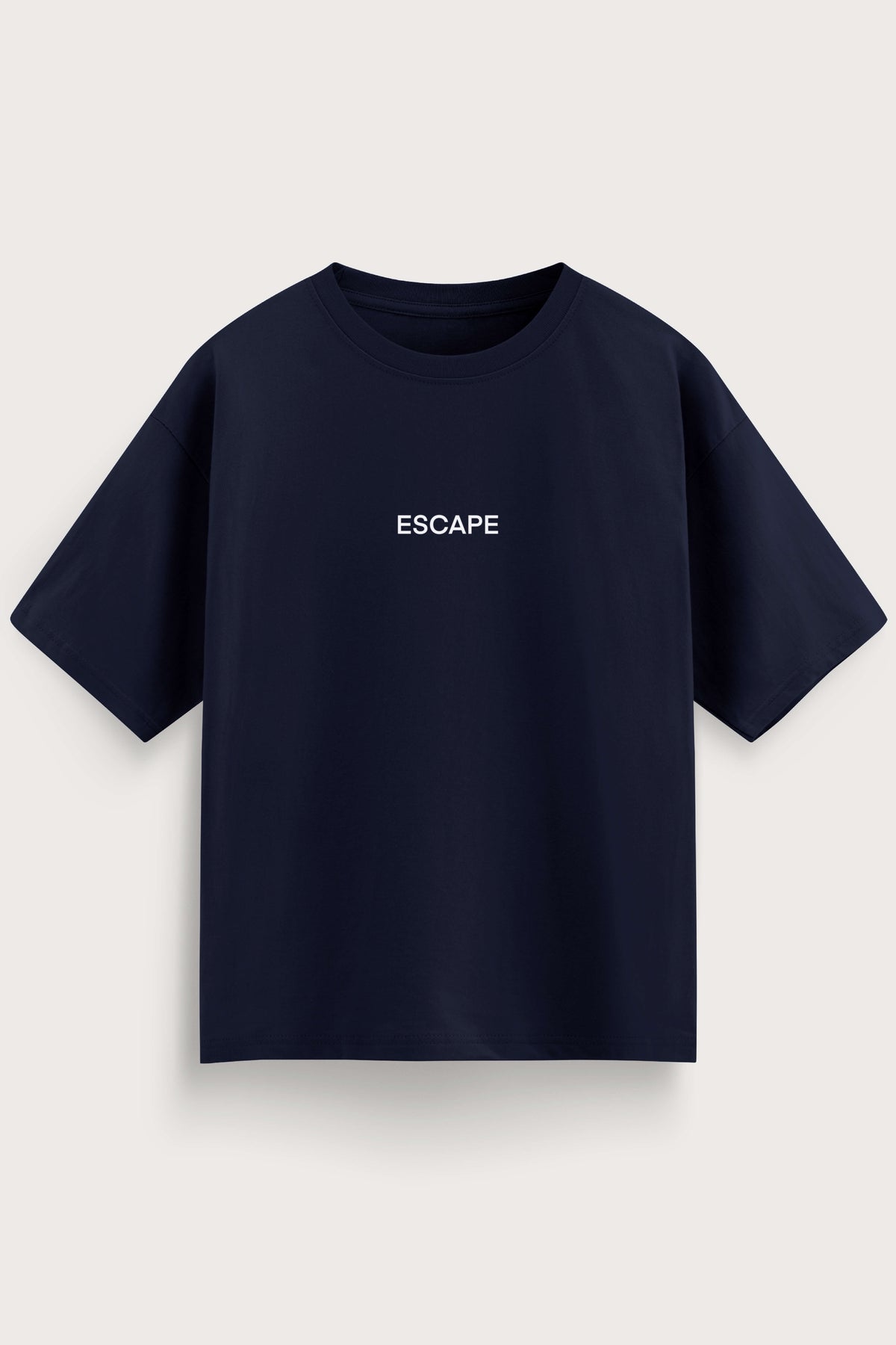 Men's Blue Escape Oversized T-Shirt