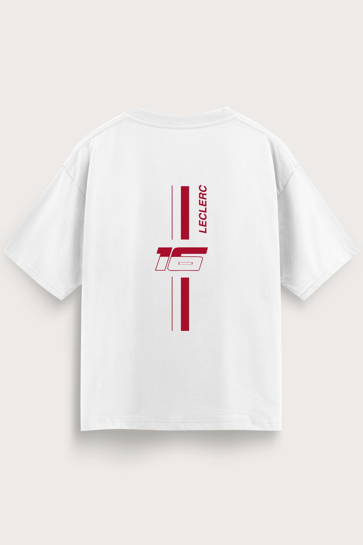 Men's White Formula 1 Oversized T-Shirt