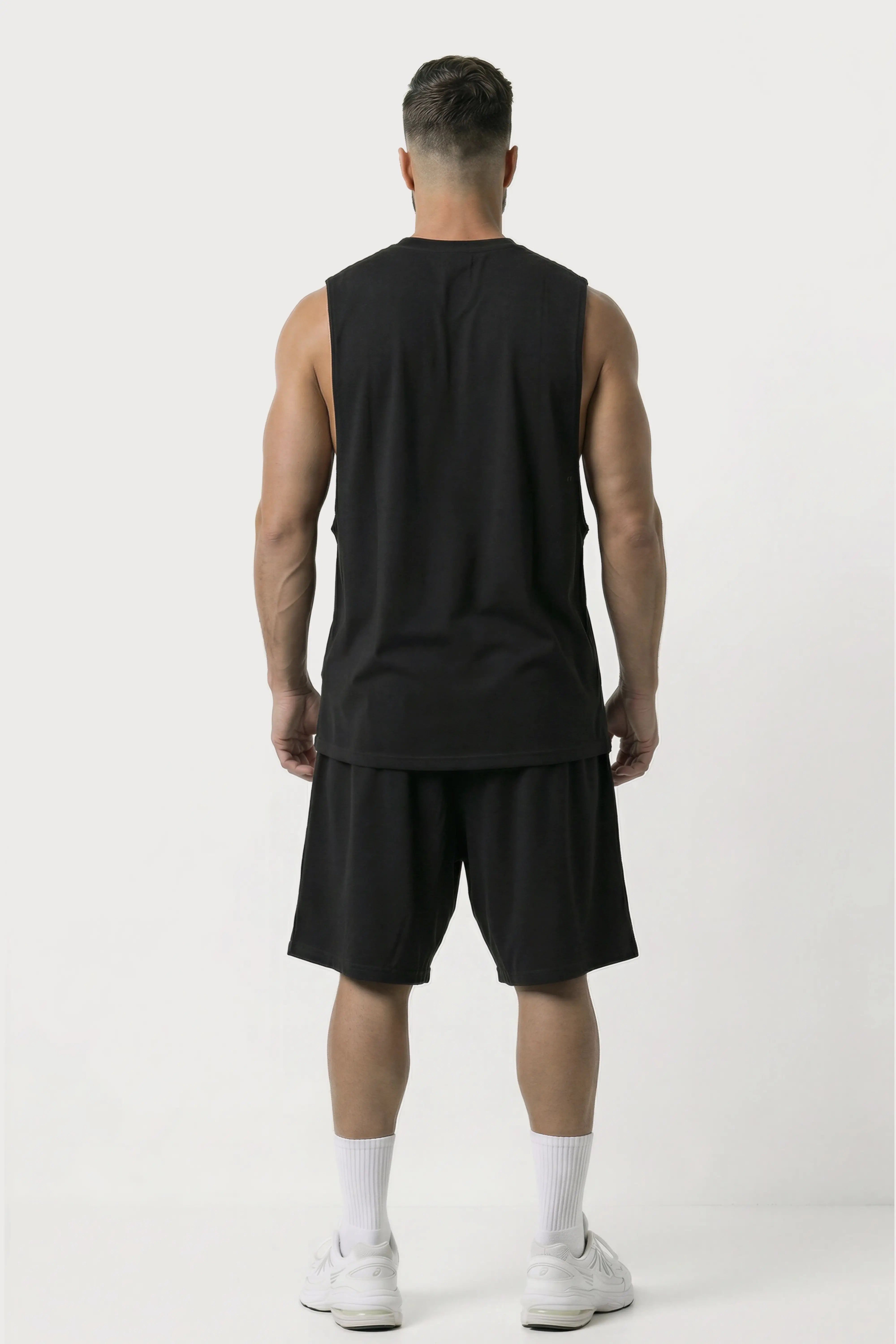 Men’s Black loosefit bamboo cotton co-ord set