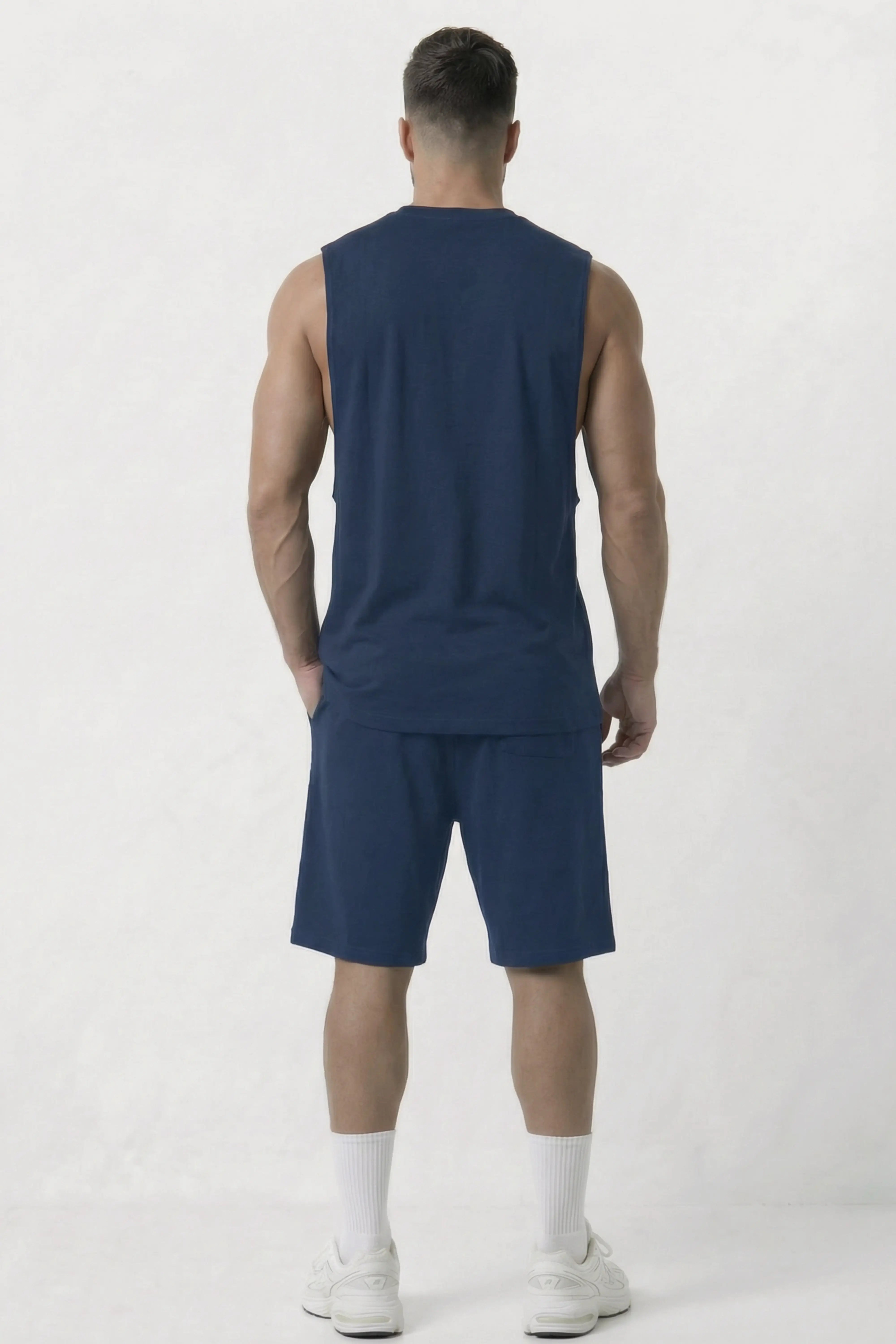 Men’s Blue loosefit bamboo cotton co-ord set