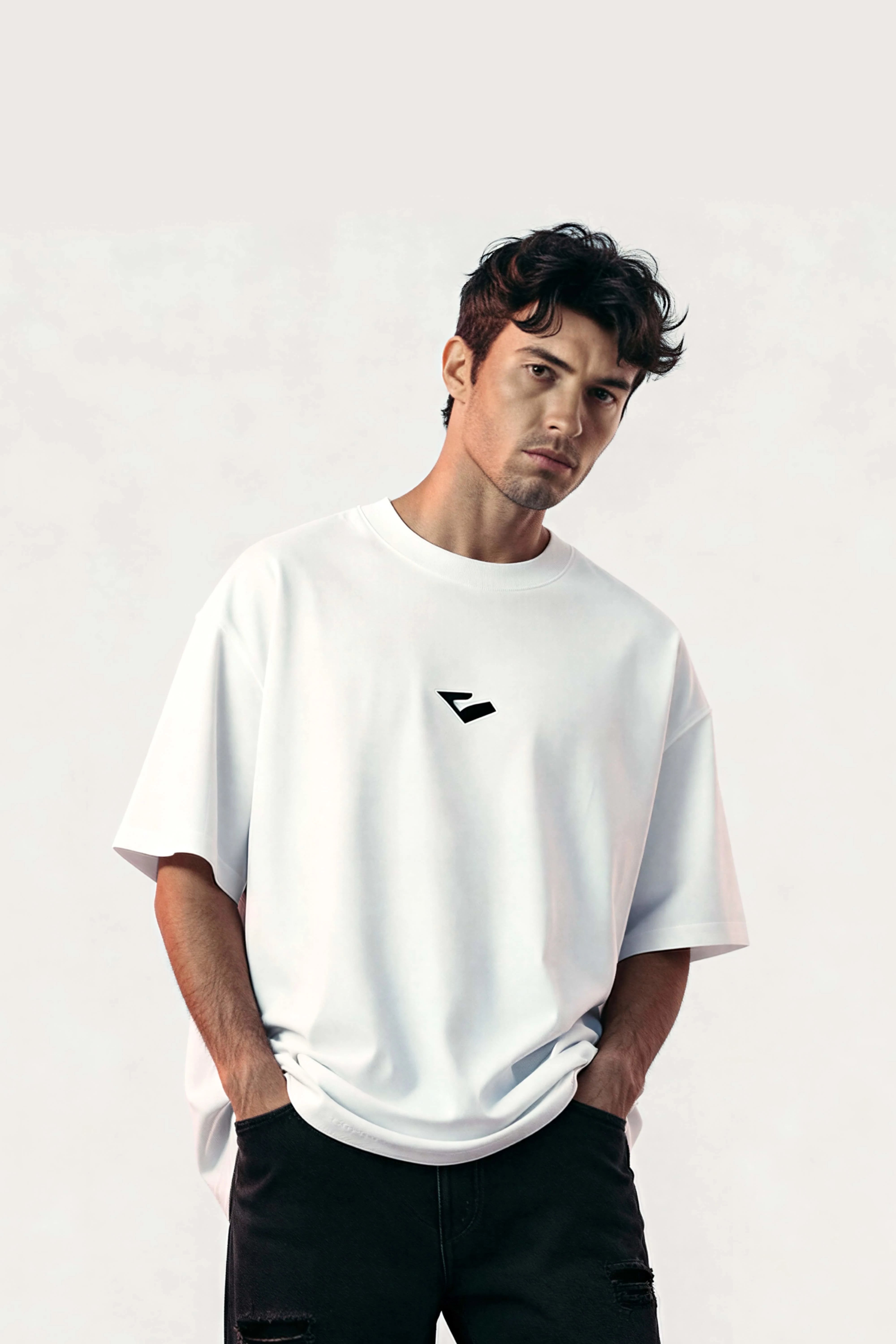 Men's White Redbull Oversized T-Shirt