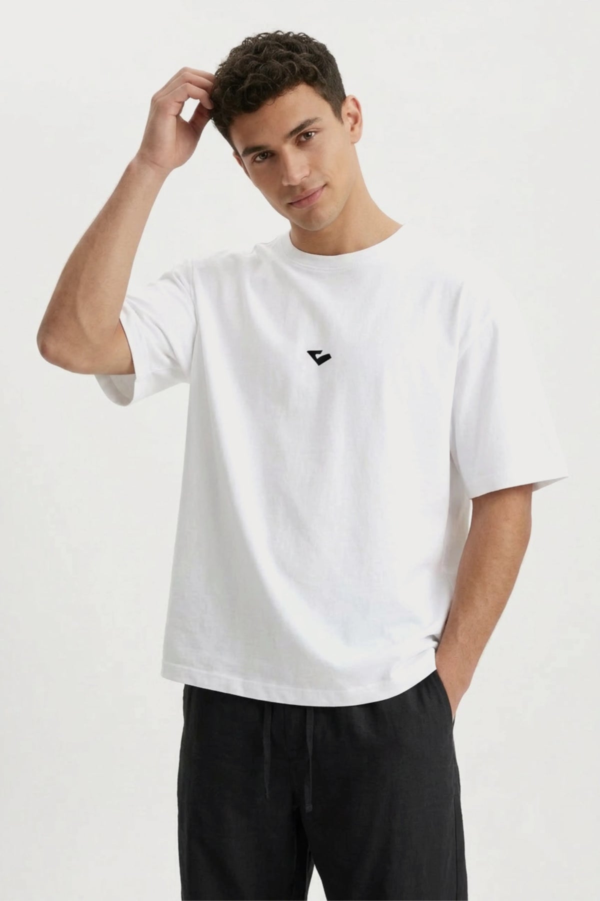 Men's White Redbull Oversized T-Shirt