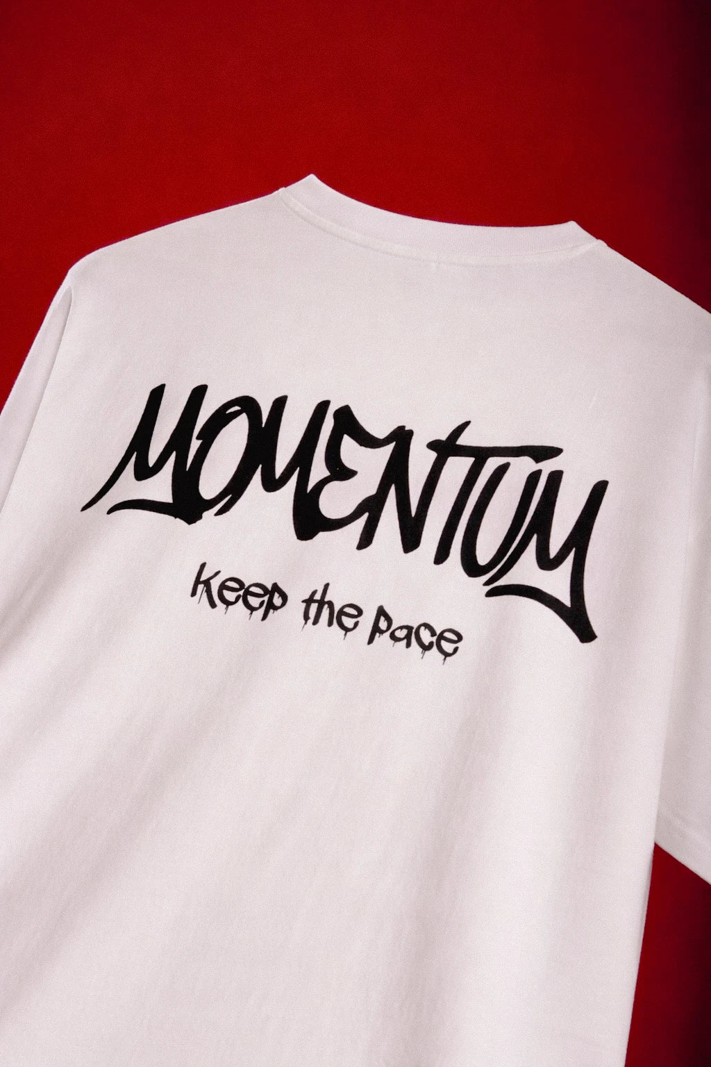 Relaxed Fit Momentum White T‑Shirt for Men