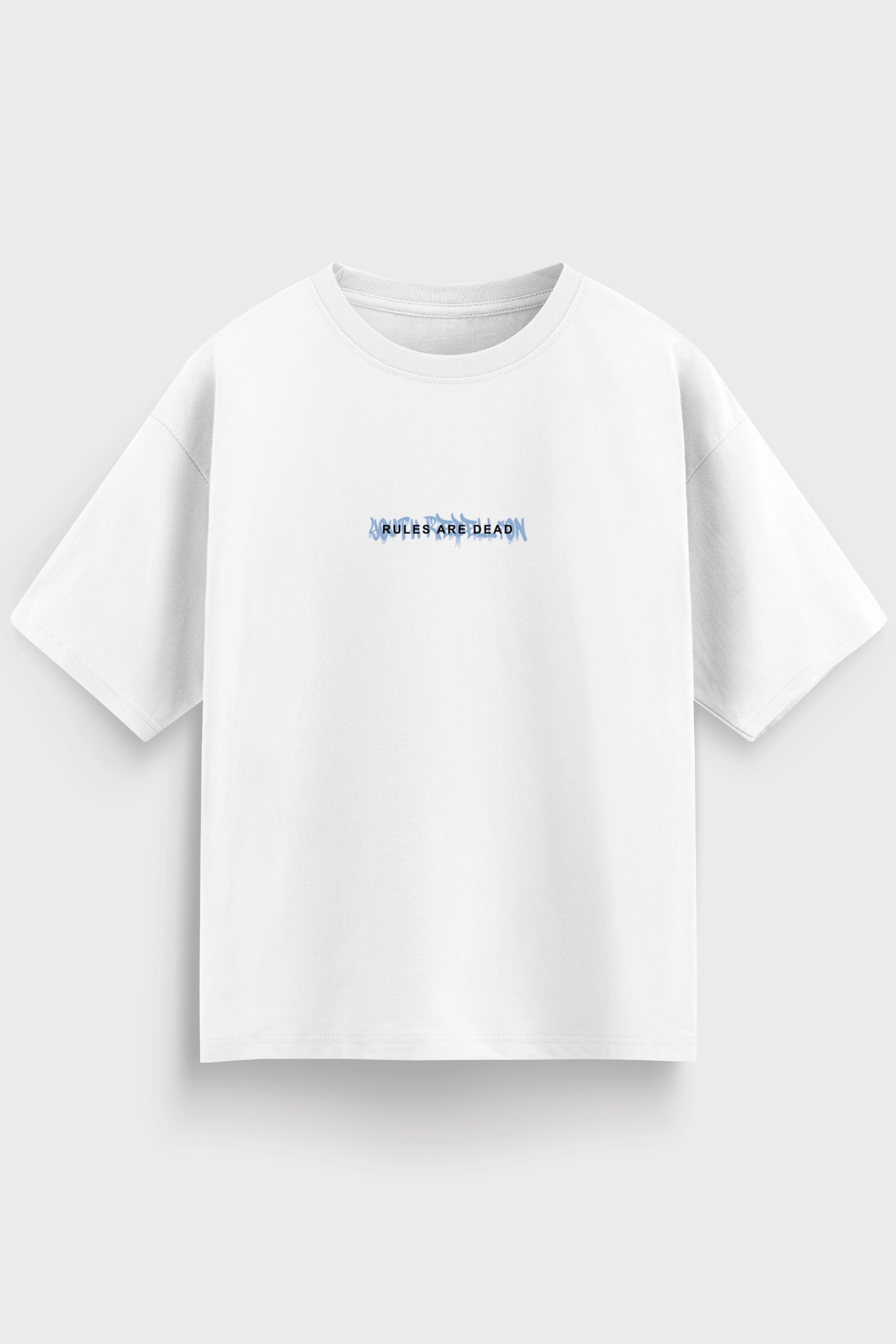 men-RelaxedFit-white-tshirt-Youth-rebellion-front