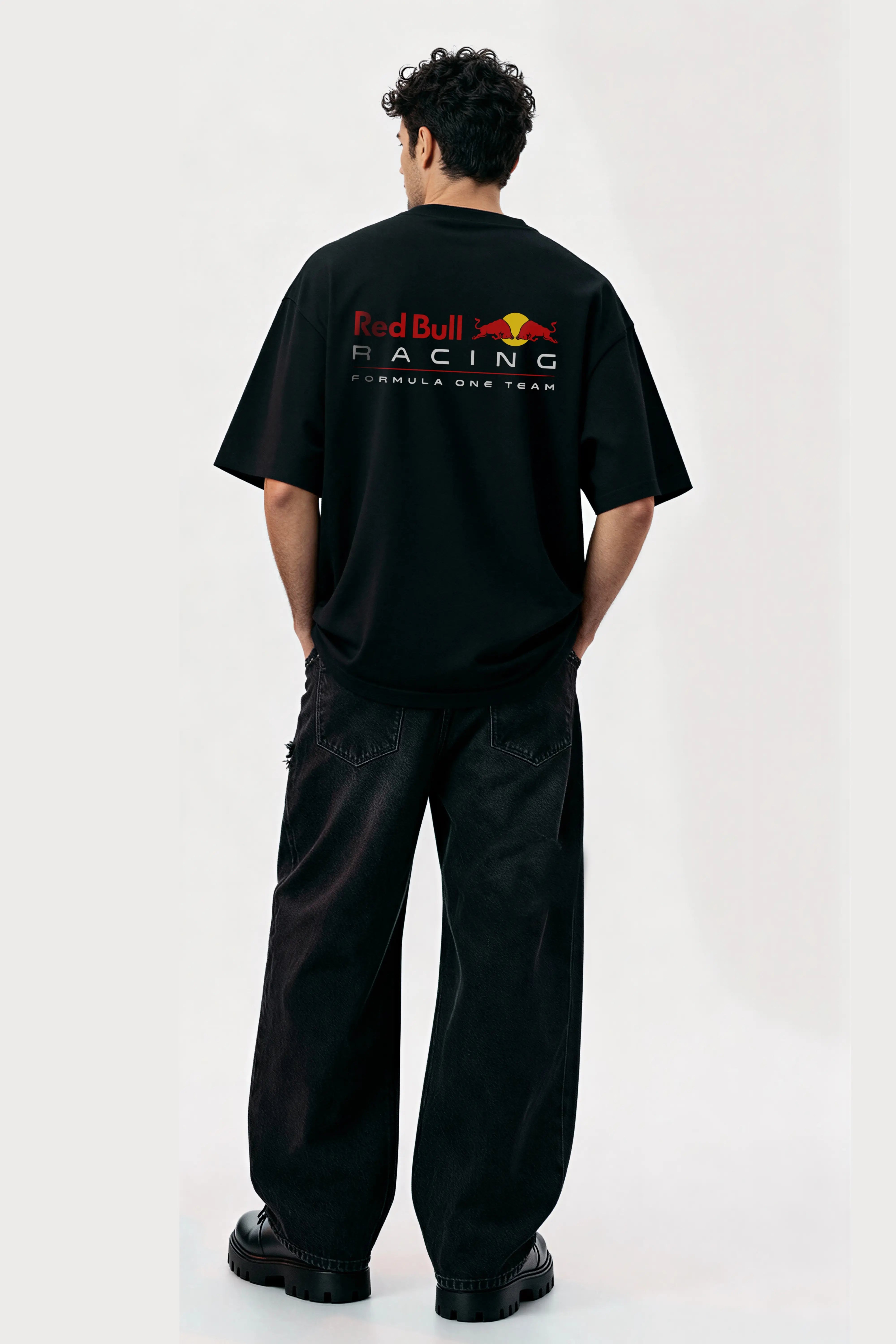 Men’s Black Max Verstappen Oversized T-shirt