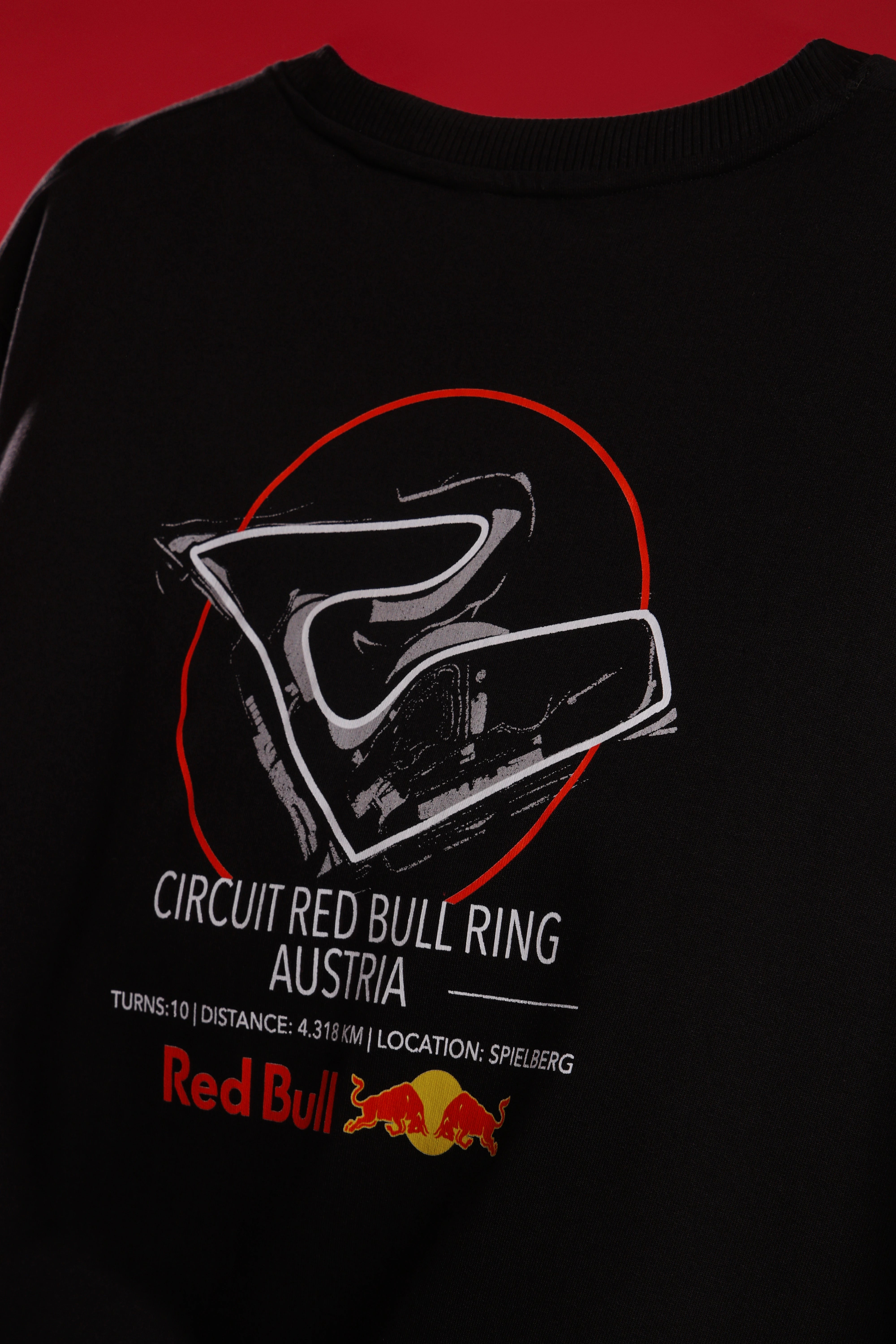 Men's Black Redbull Oversized T-Shirt