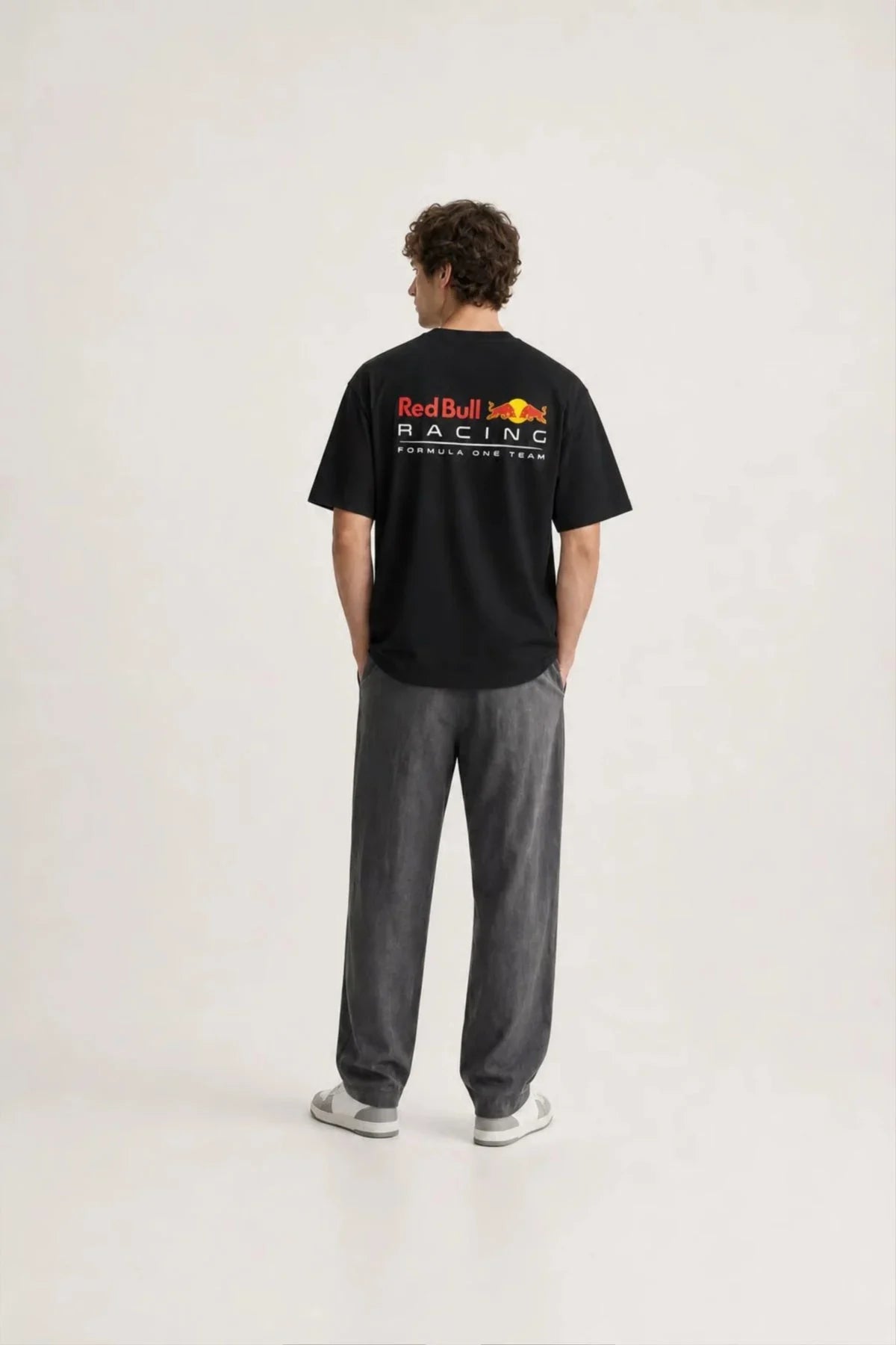 Max Verstappen T-Shirt Oversized Fit Black 240 GSM Cotton