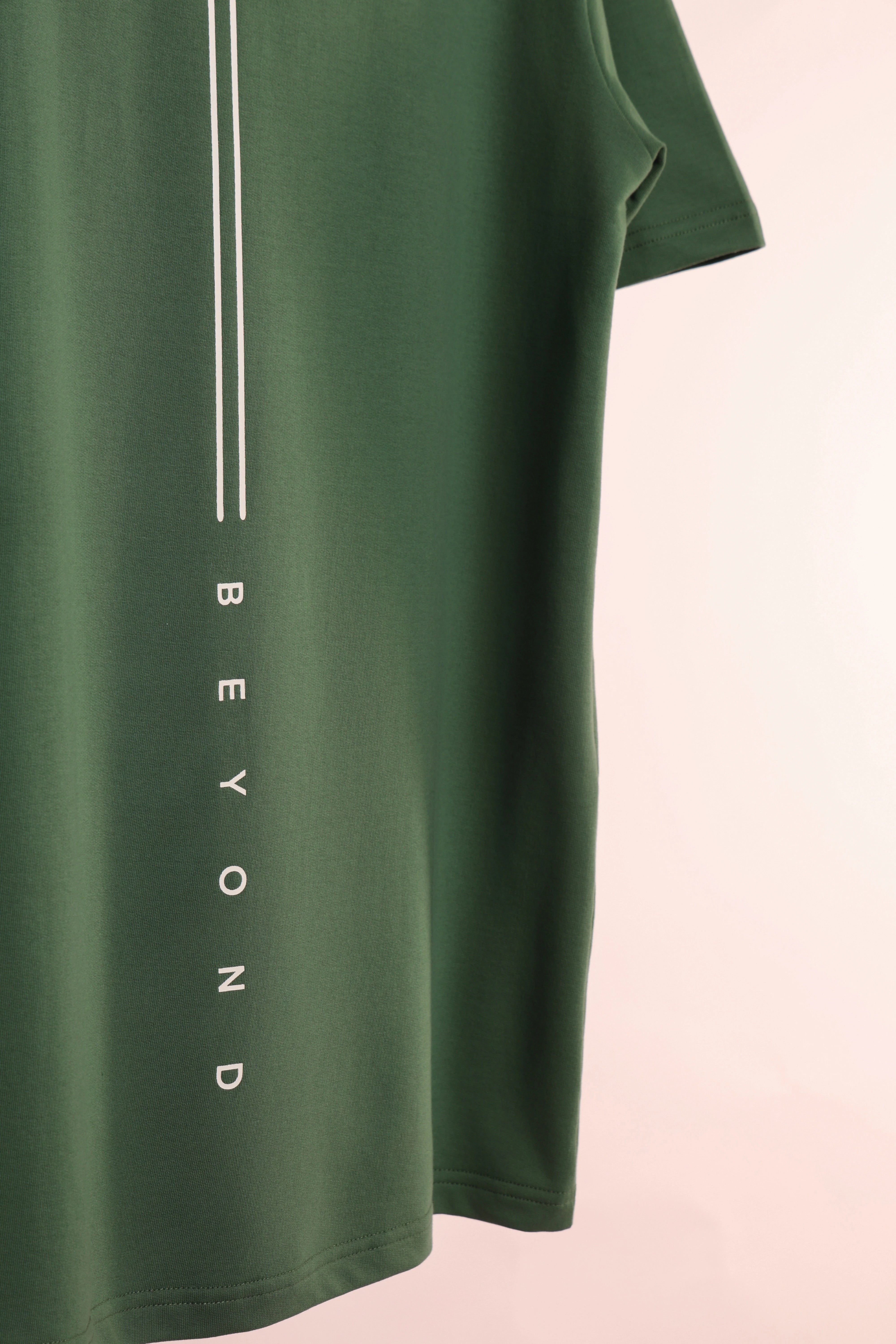 Men's Green Beyond Oversized T-Shirt