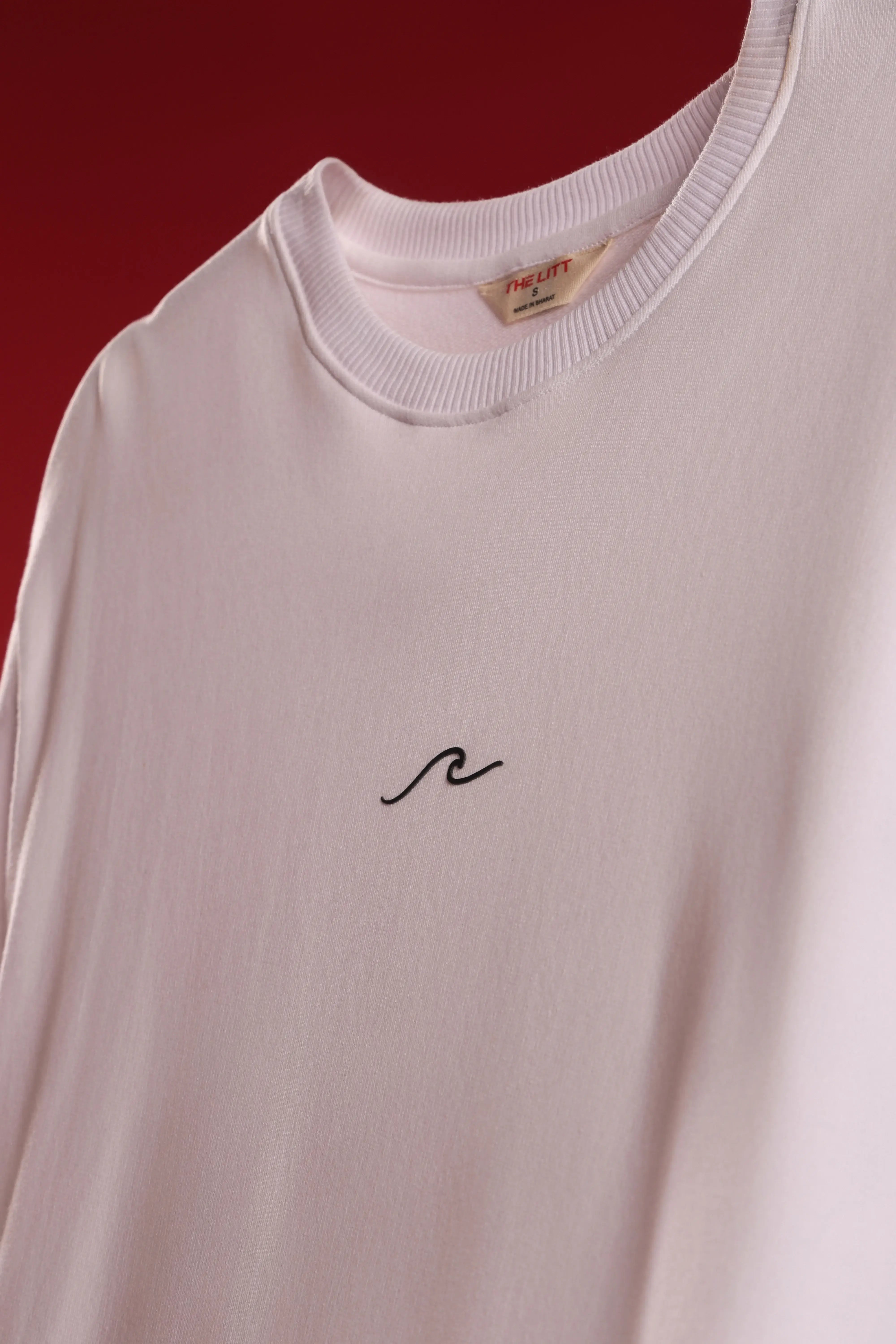 Men's White Born to Discover Oversized T-Shirt