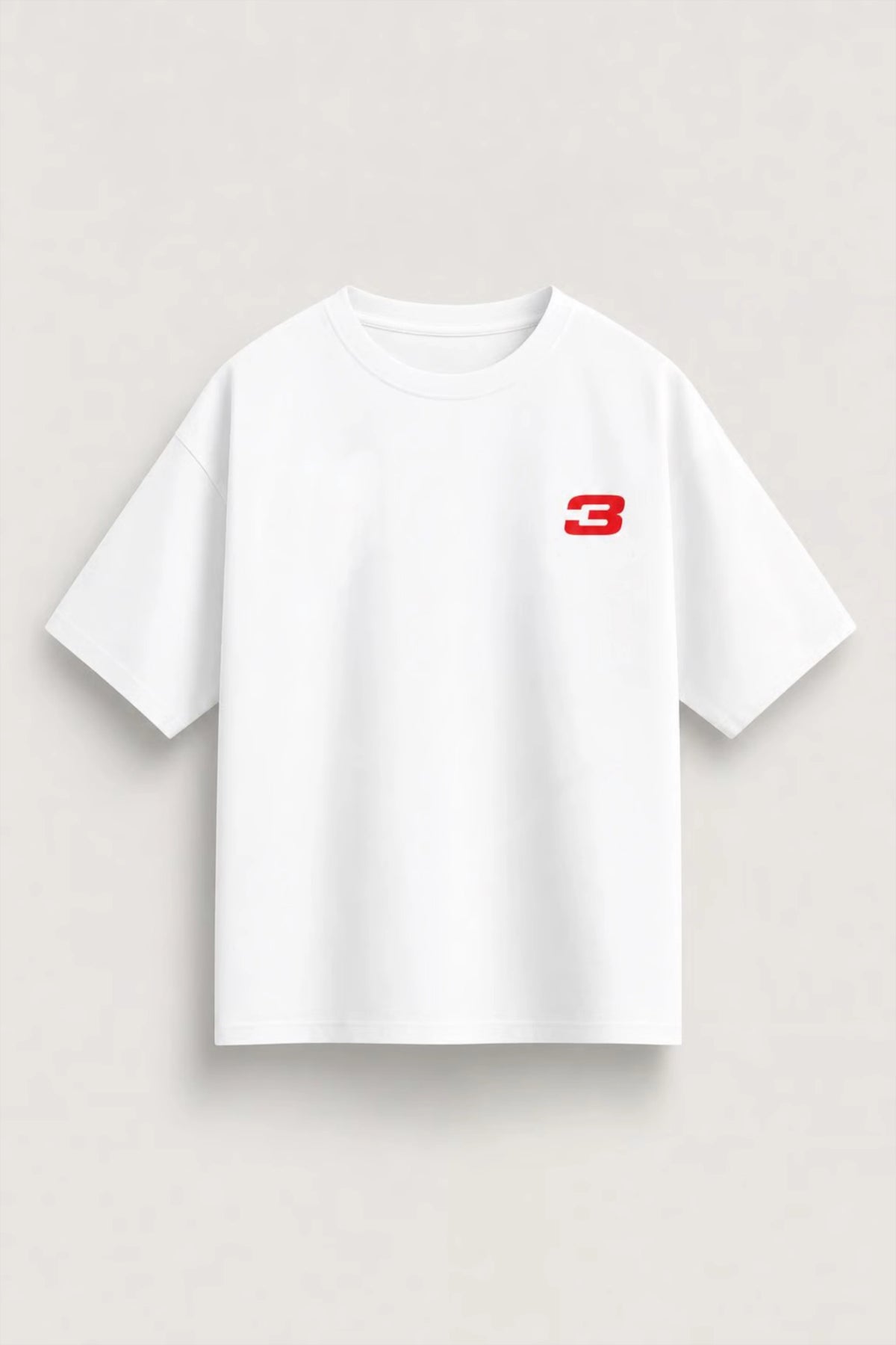 Max Verstappen T-Shirt Oversized Fit White 240 GSM Cotton