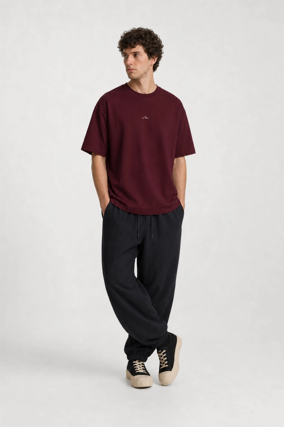 Men's Wine Born to Discover Oversized T-Shirt