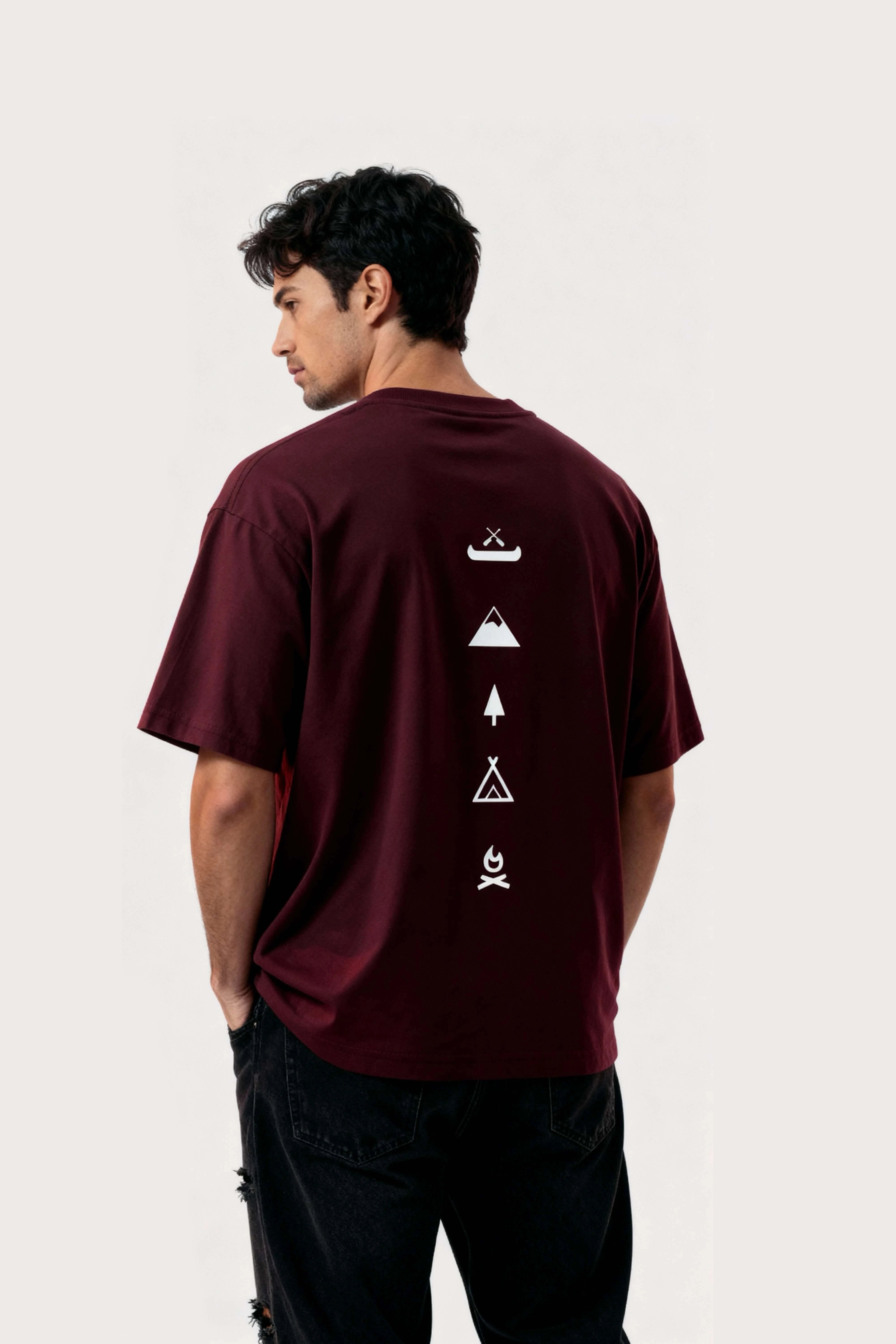 Men's Wine Escape Oversized T-Shirt