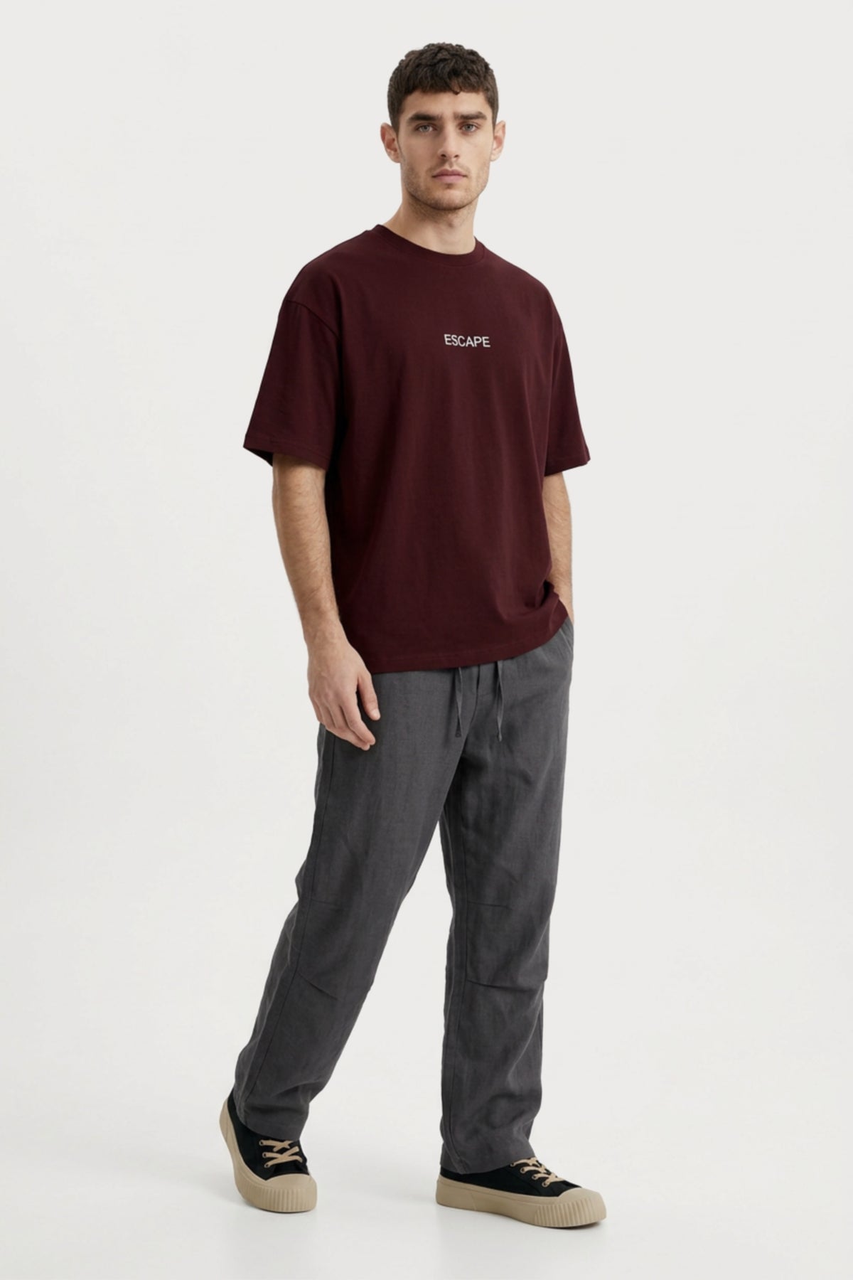 Men's Wine Escape Oversized T-Shirt