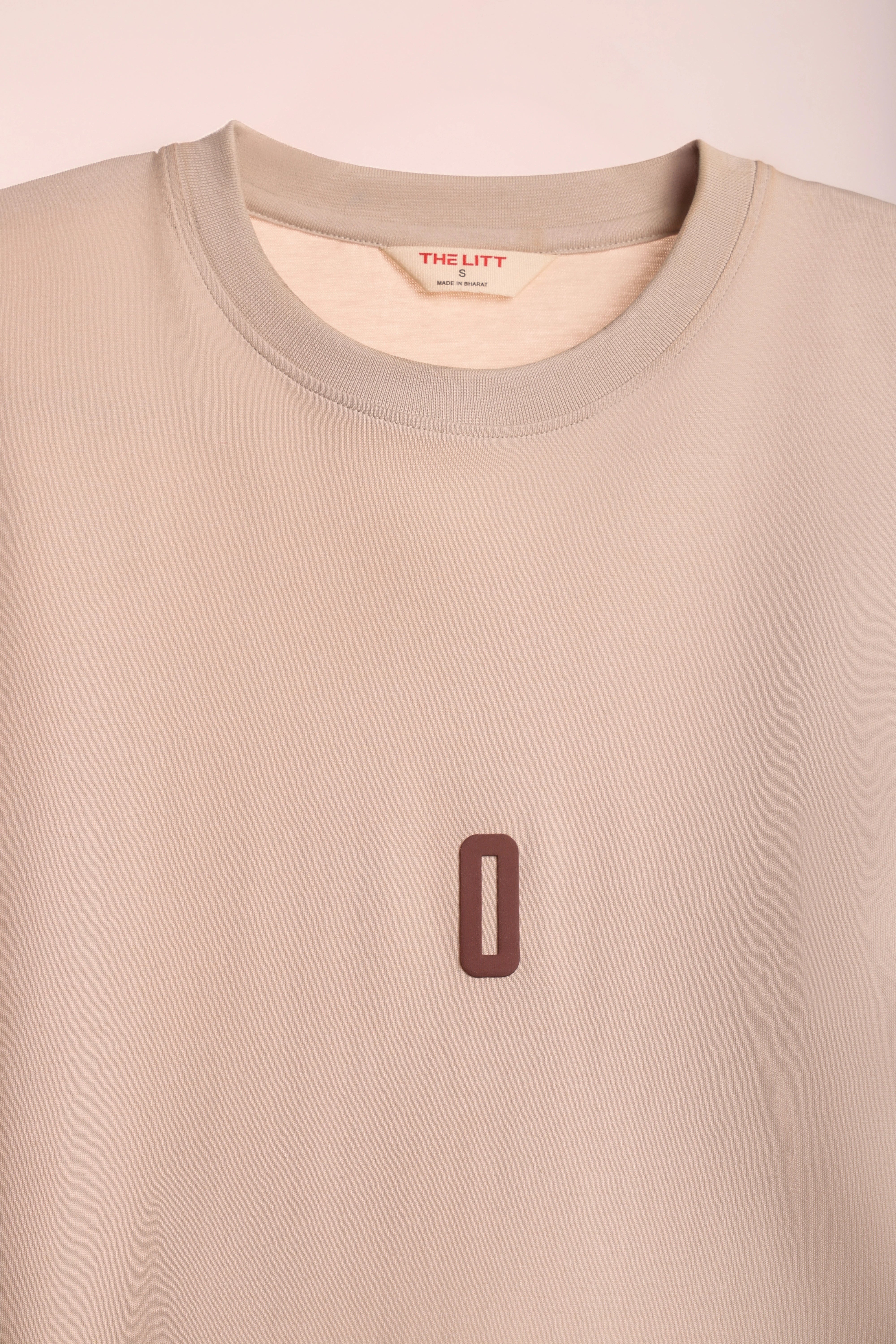 Relaxed Fit 0 Beige T‑Shirt for Men