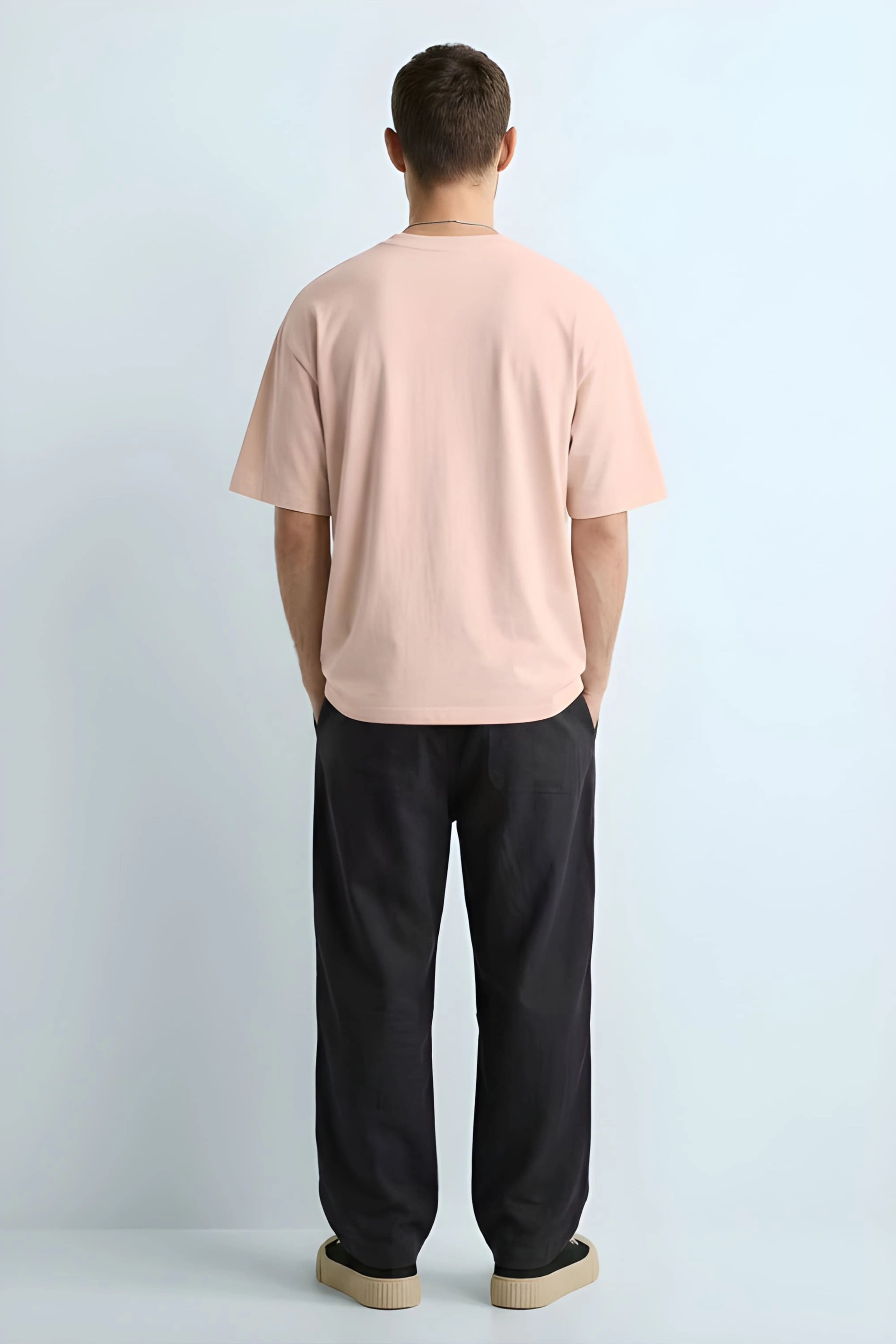 Relaxed Fit Pie Beige T‑Shirt for Men
