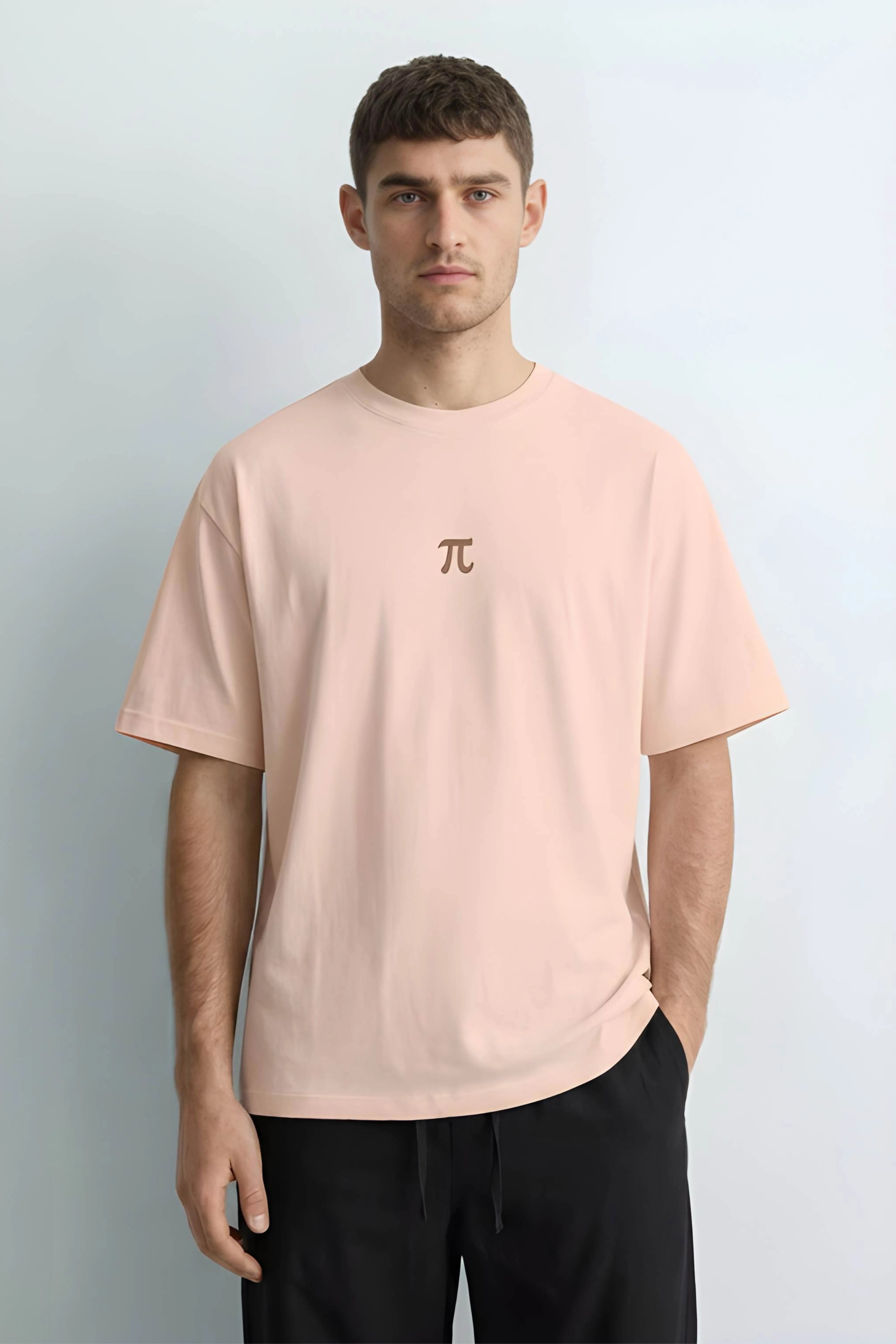 Relaxed Fit Pie Beige T‑Shirt for Men
