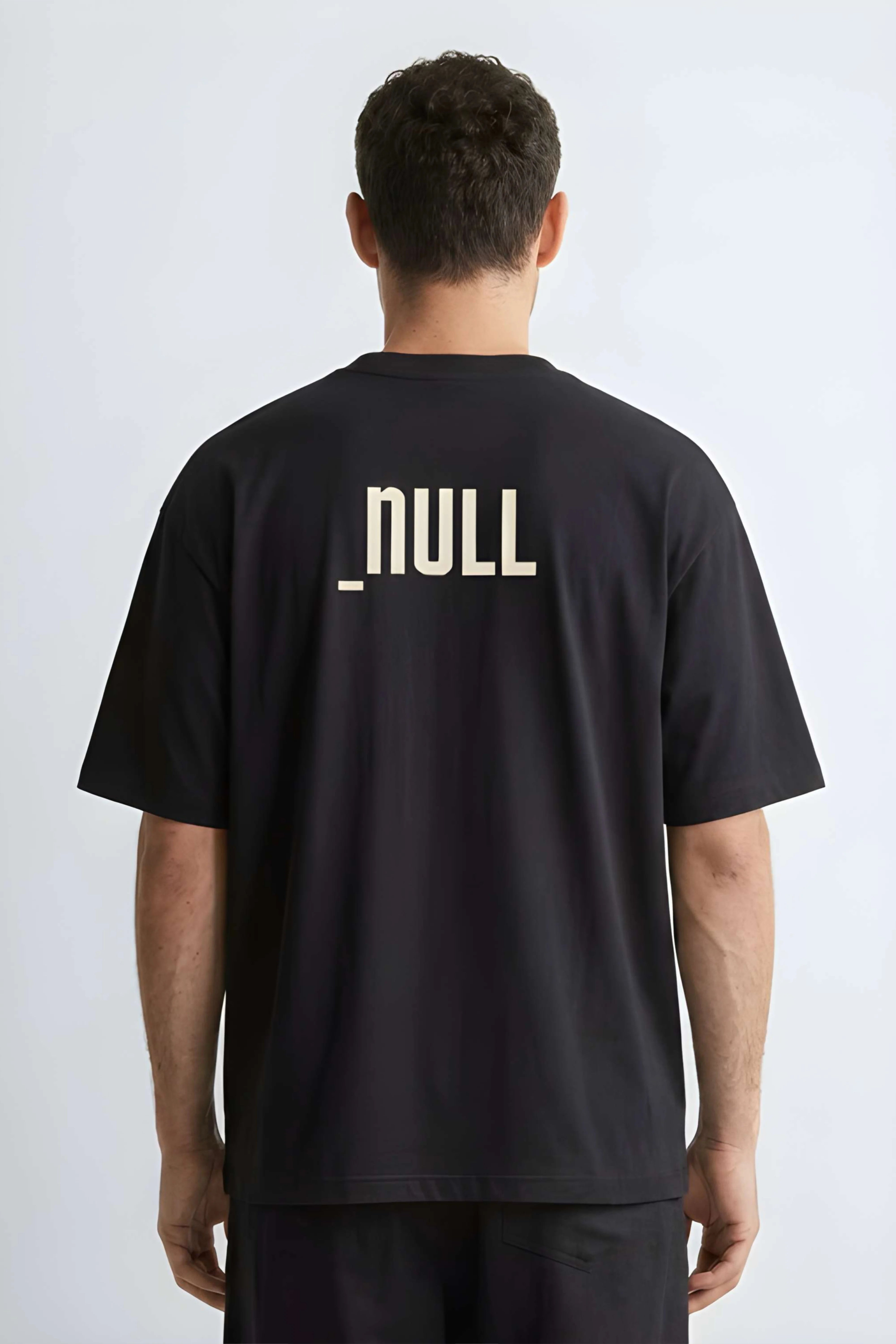 Relaxed Fit Null Black T-Shirt for Men