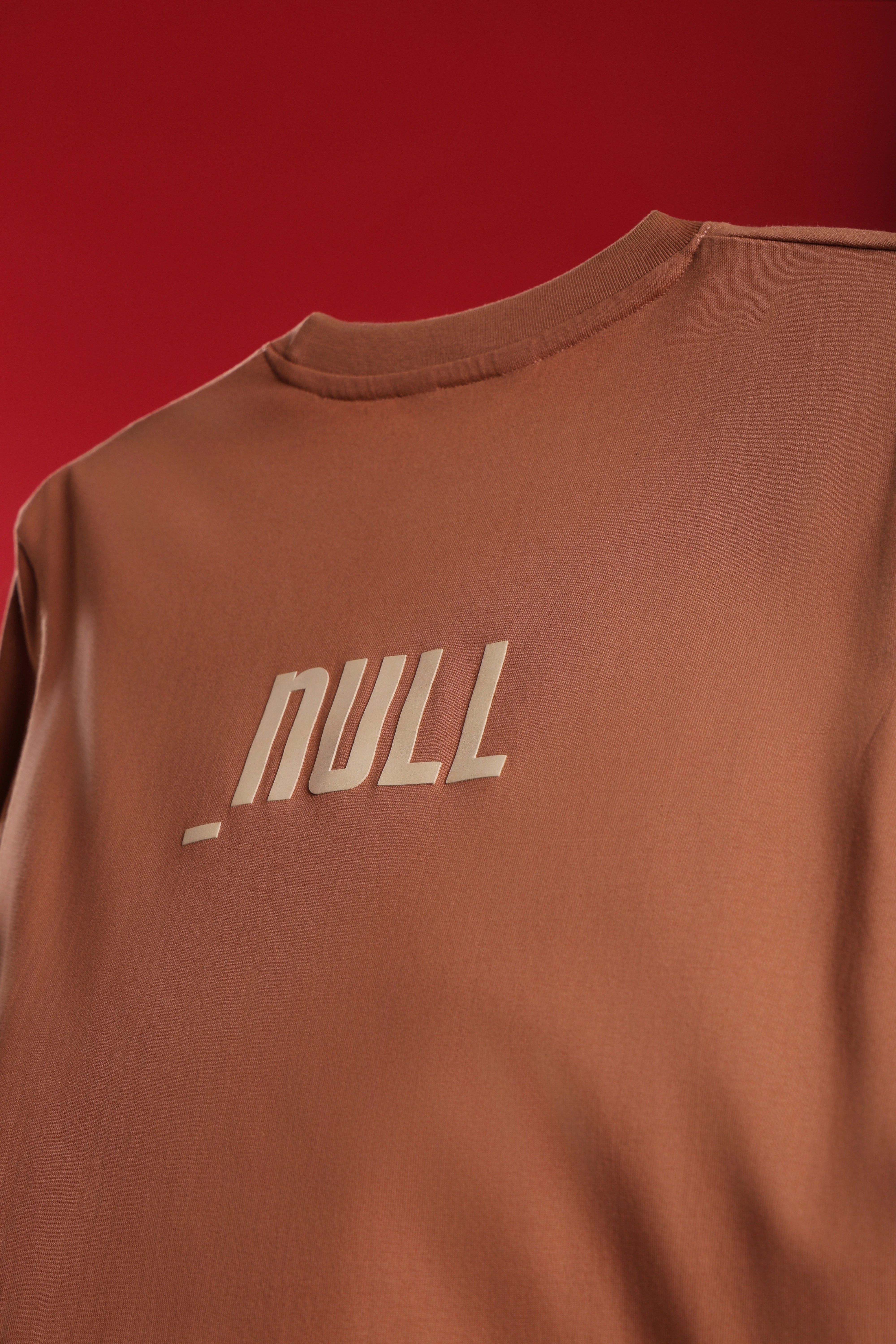 Relaxed Fit Null Brown T-Shirt for Men