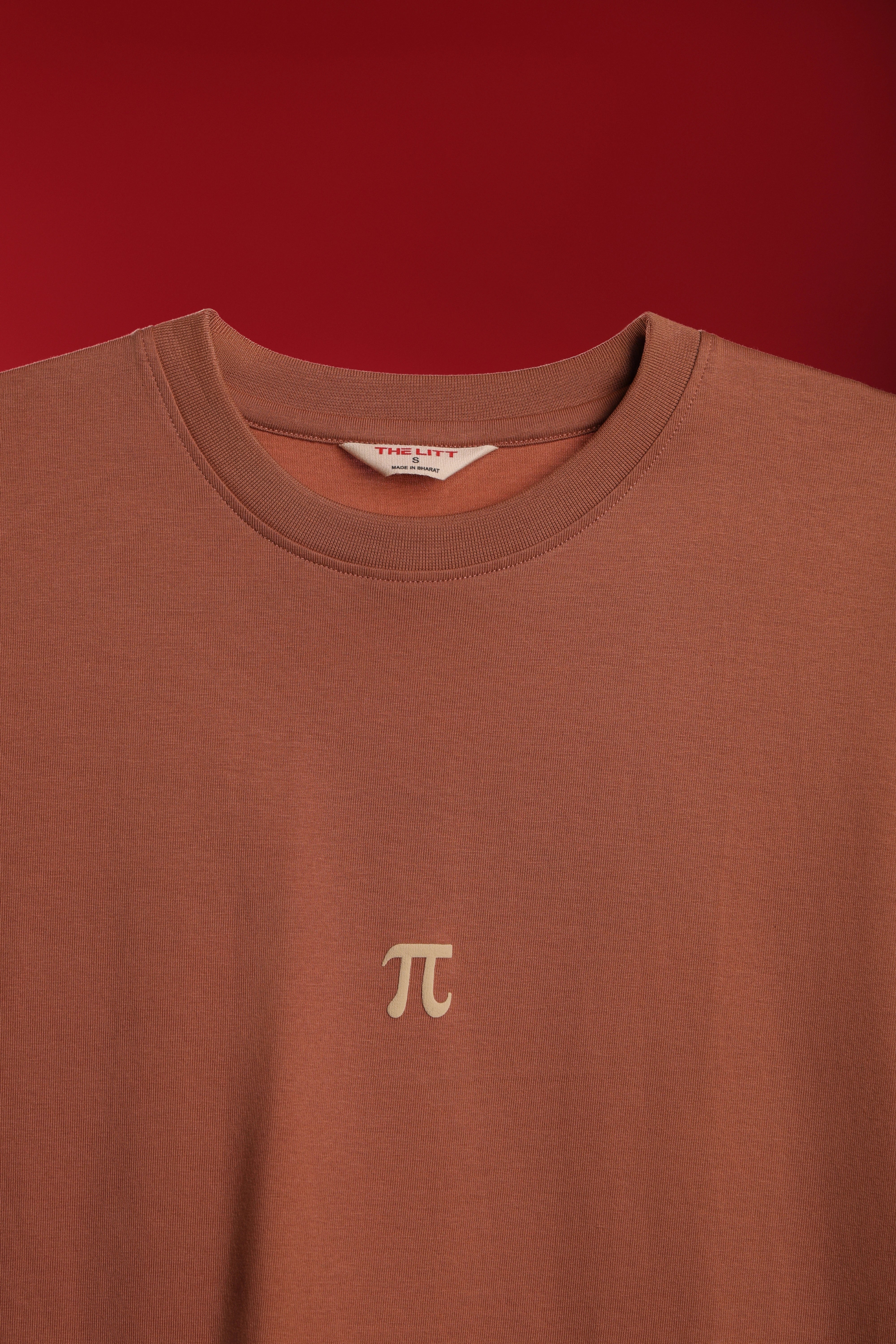 Relaxed Fit Pie Brown T‑Shirt for Men