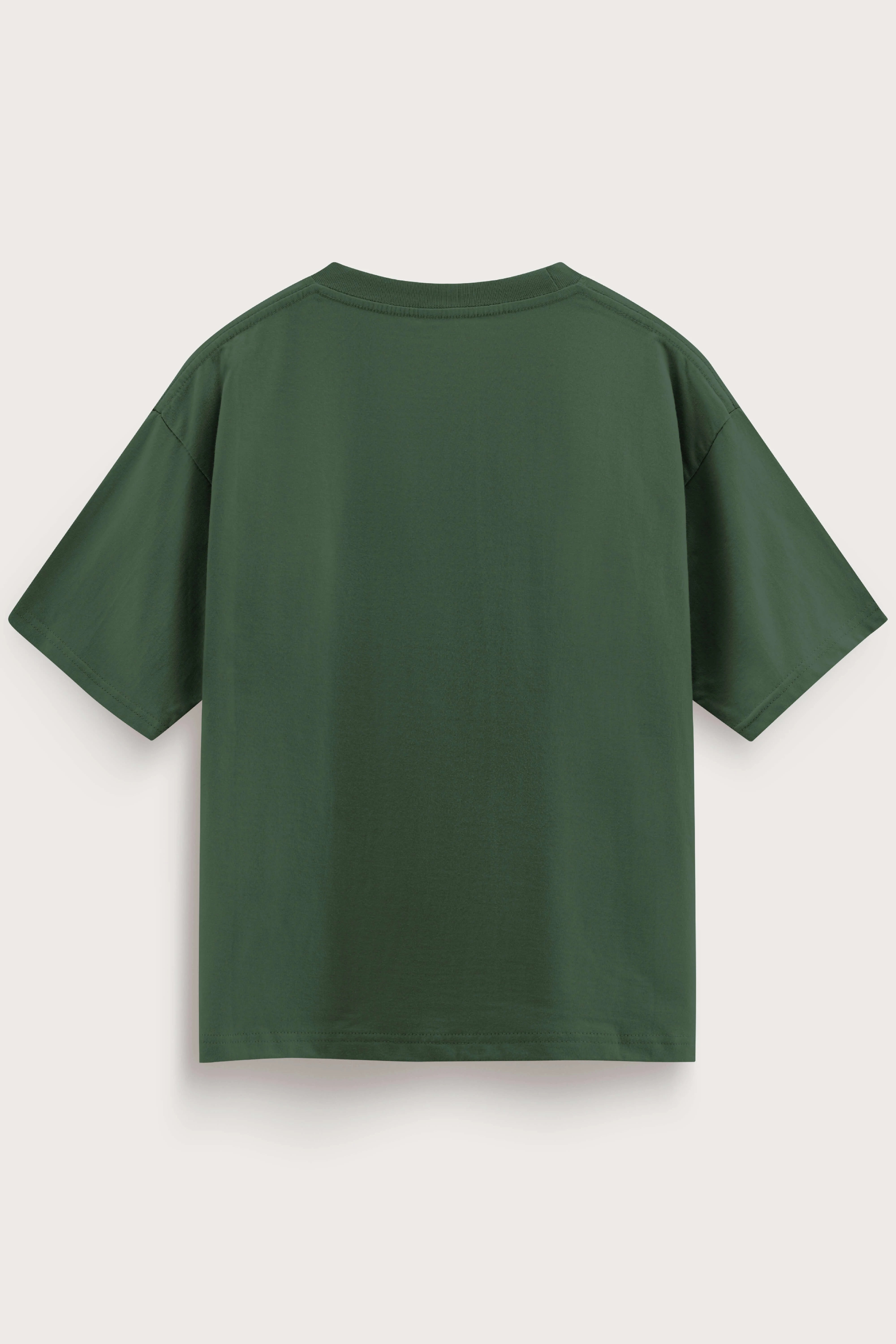 Relaxed Fit 0 Green T‑Shirt for Men