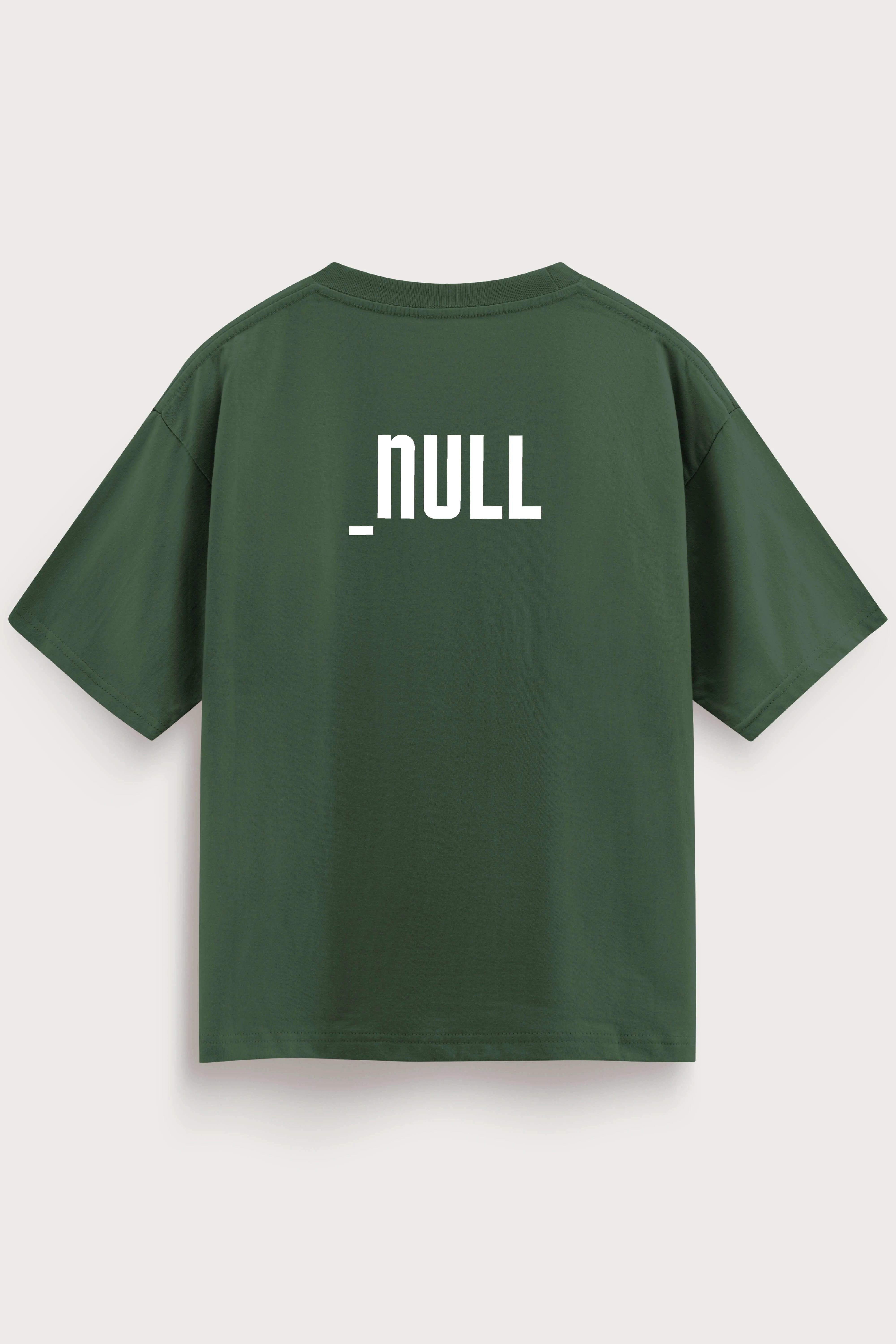 Relaxed Fit Null Green T-Shirt for Men