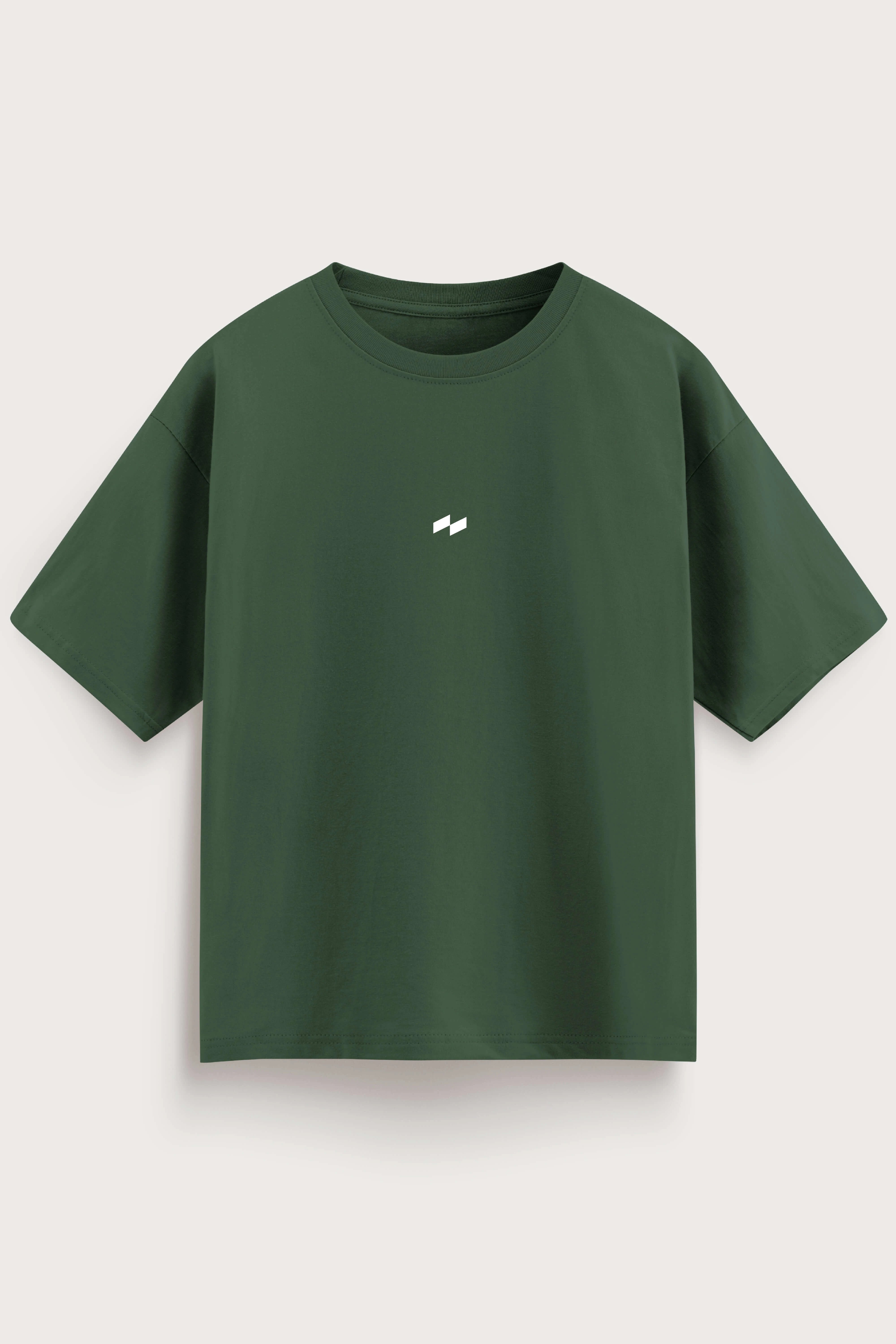 Relaxed Fit Null Green T-Shirt for Men