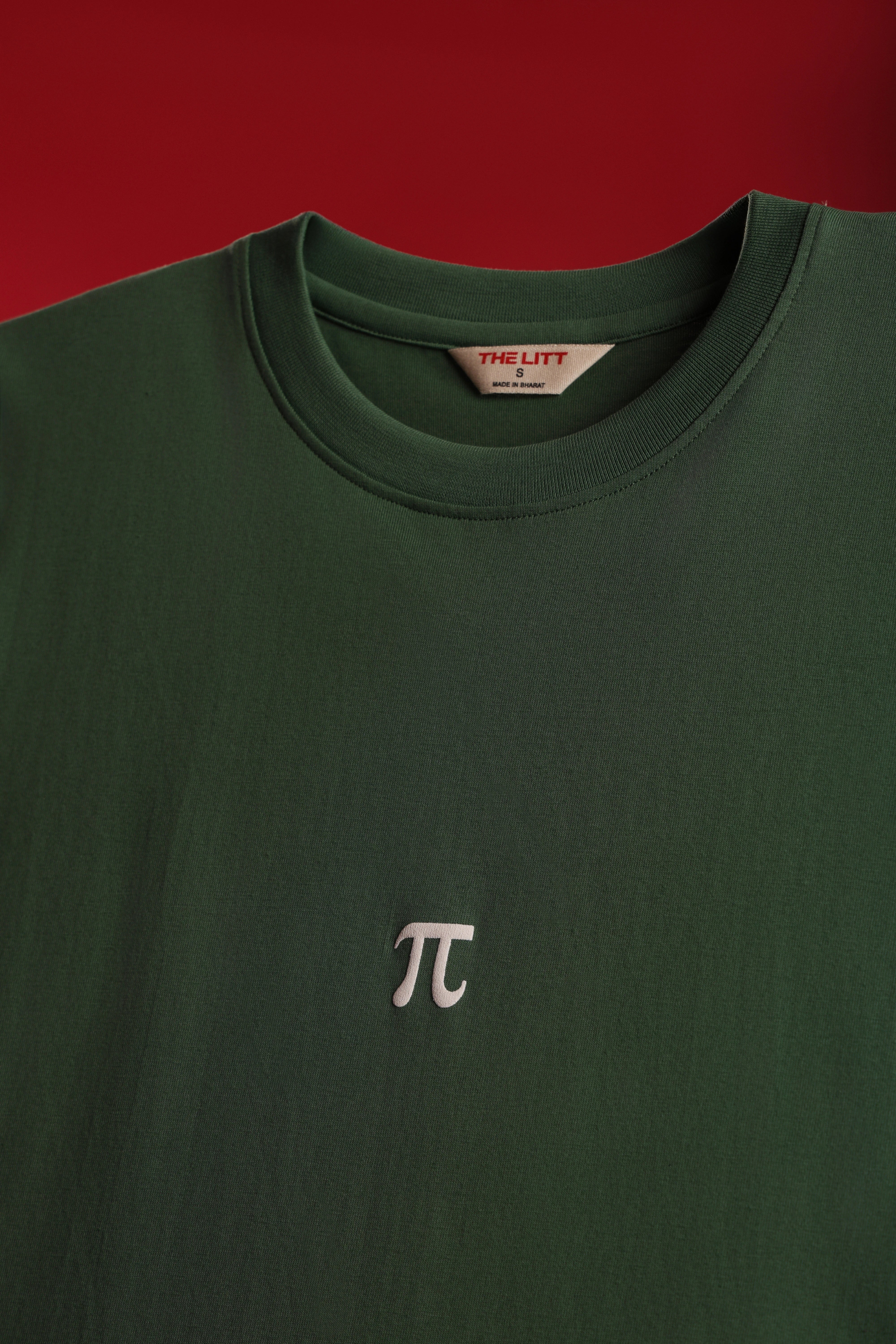 Relaxed Fit Pie Green T‑Shirt for Men