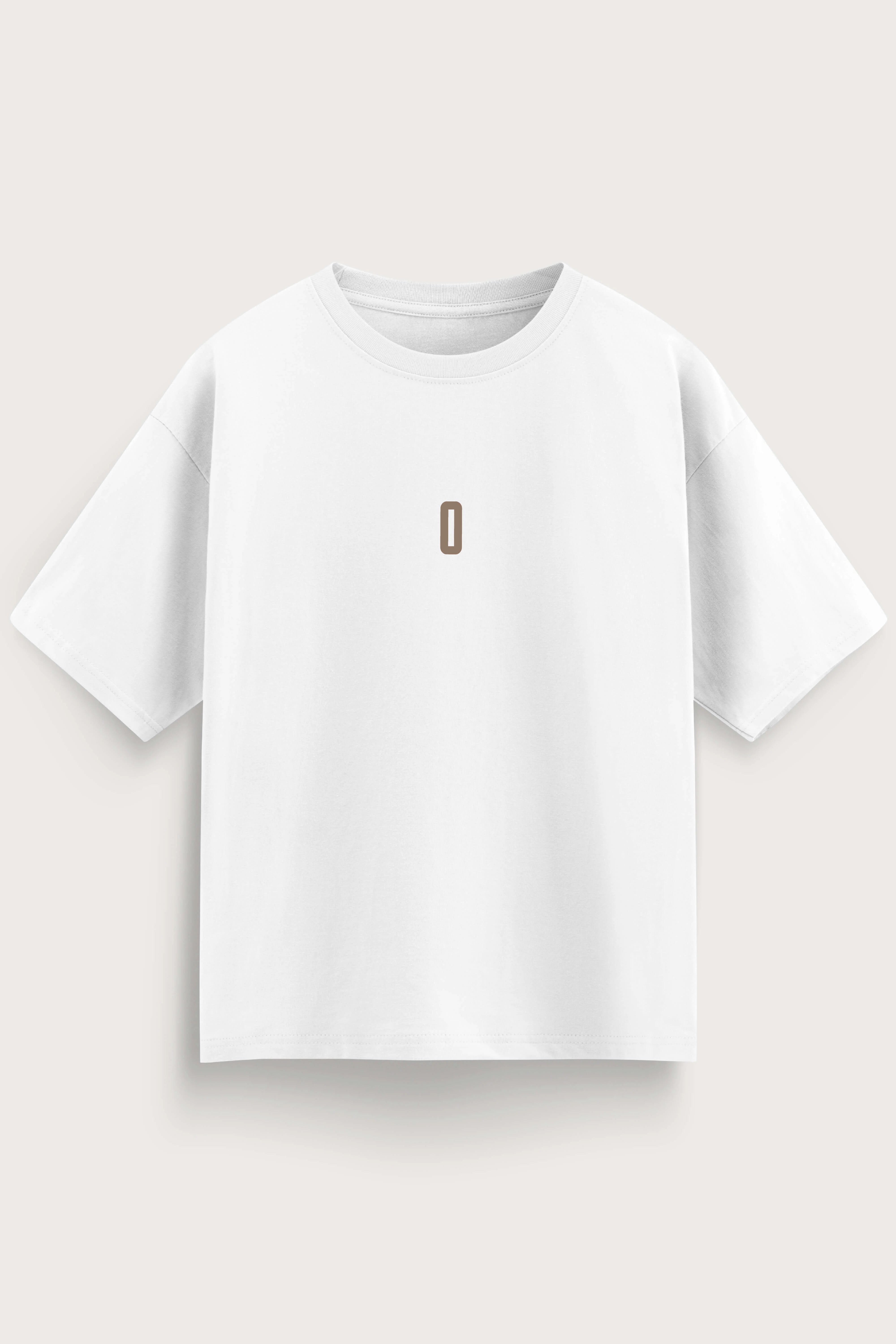 Relaxed Fit 0 White T‑Shirt for Men