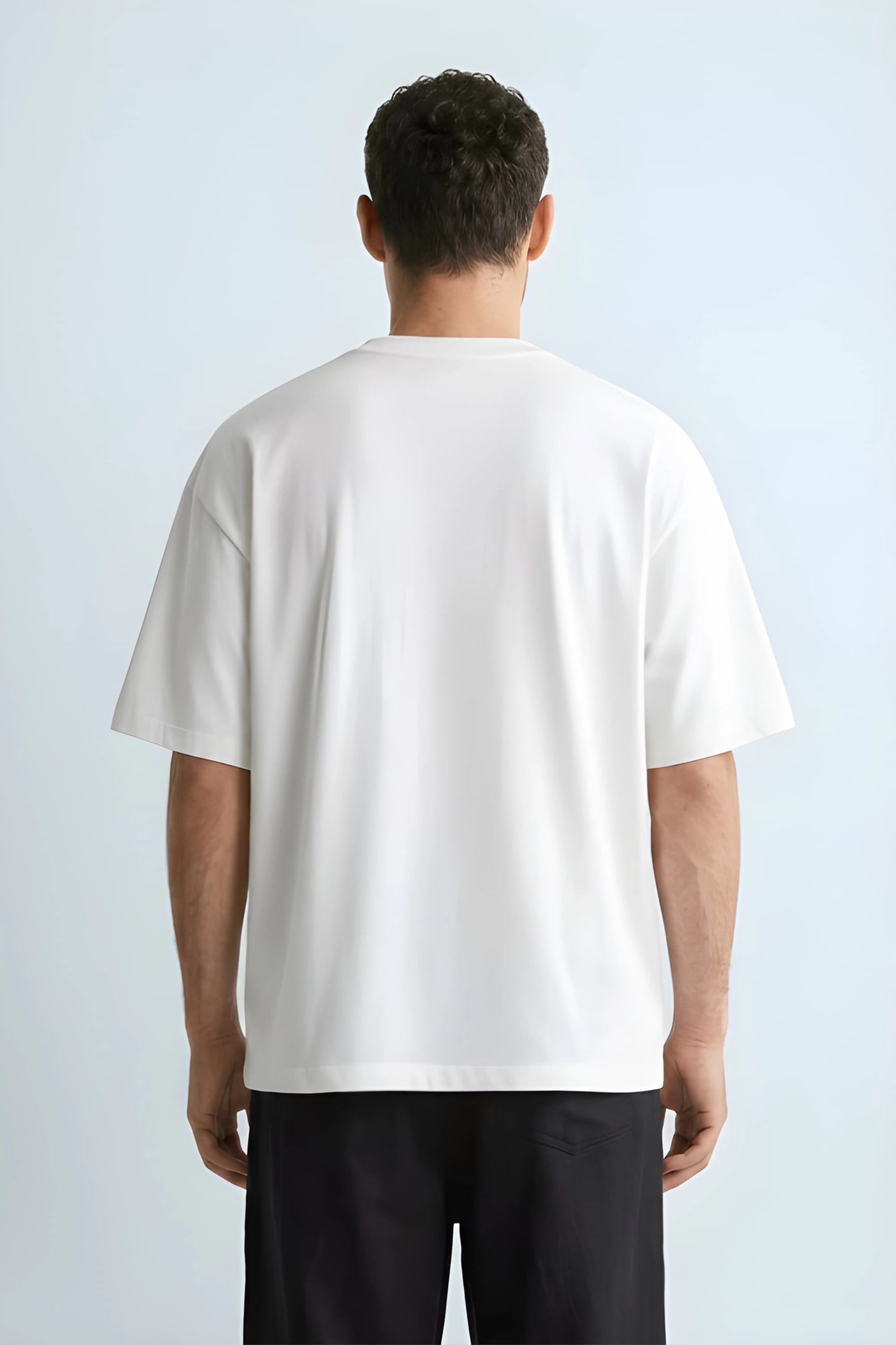Relaxed Fit 0 White T‑Shirt for Men