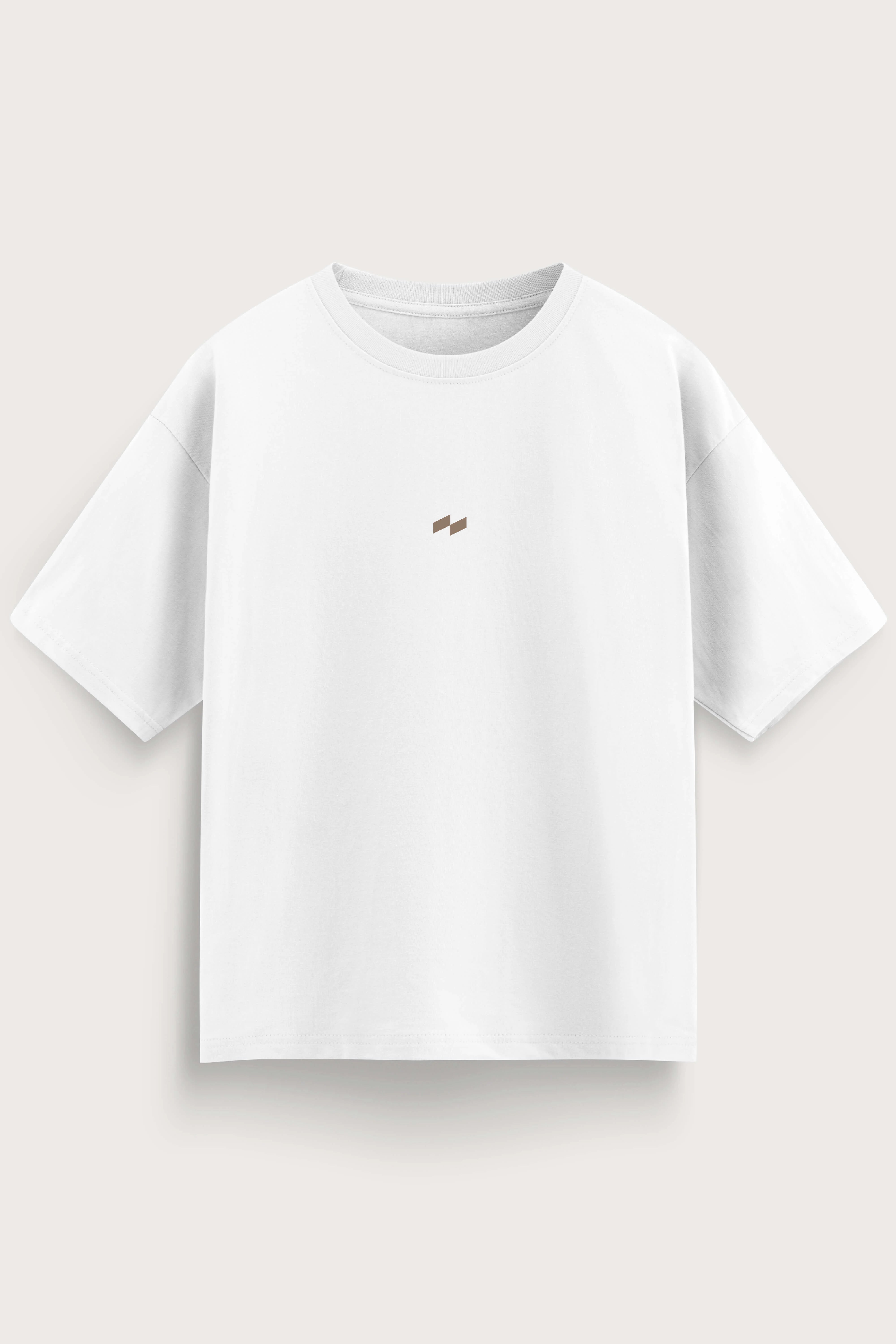 Relaxed Fit Null White T-Shirt for Men